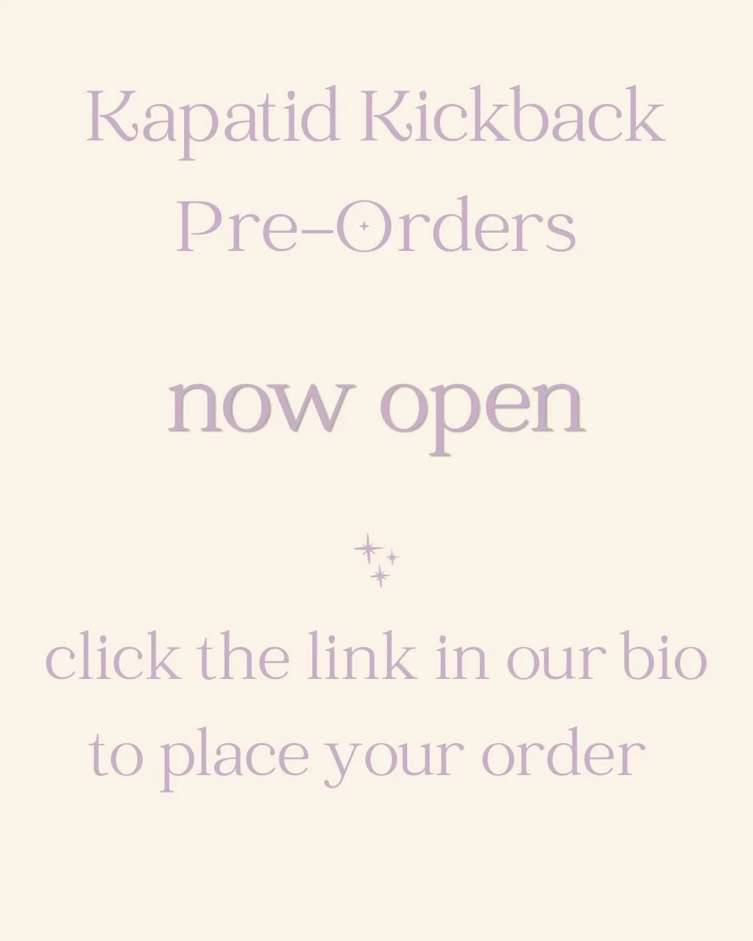 PRE-ORDERS ARE OFFICIALLY OPEN 🎉

We're getting ready for our first event of the year and we want you to be a part of it! Pre-orders are now open for affirmation boxes and vegan ube marble cake loaves, available for pickup at the event. Click the li