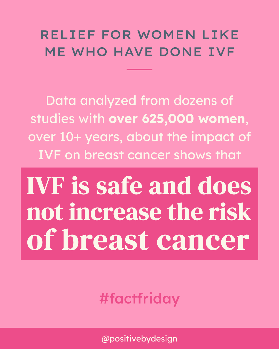Reassuring Research on IVF and Breast Cancer Risk