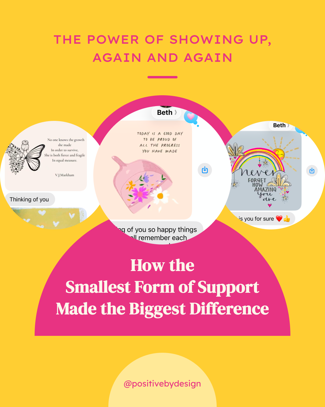 How the Smallest Form of Support Made the Biggest Difference