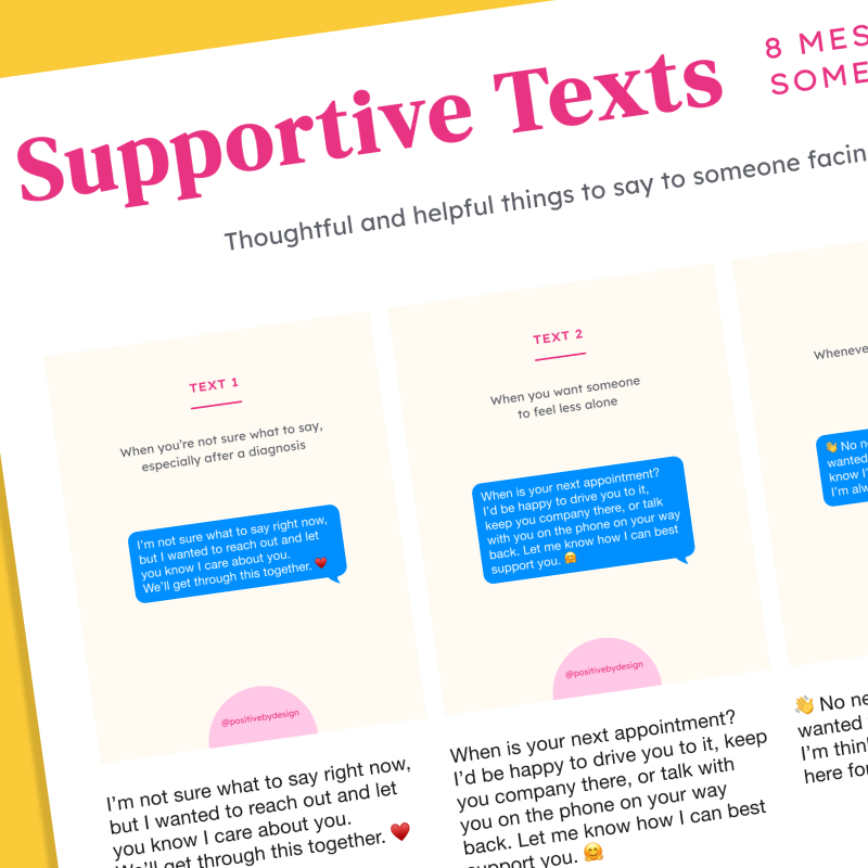 8 Supportive Text Messages for Someone Facing Serious Illness