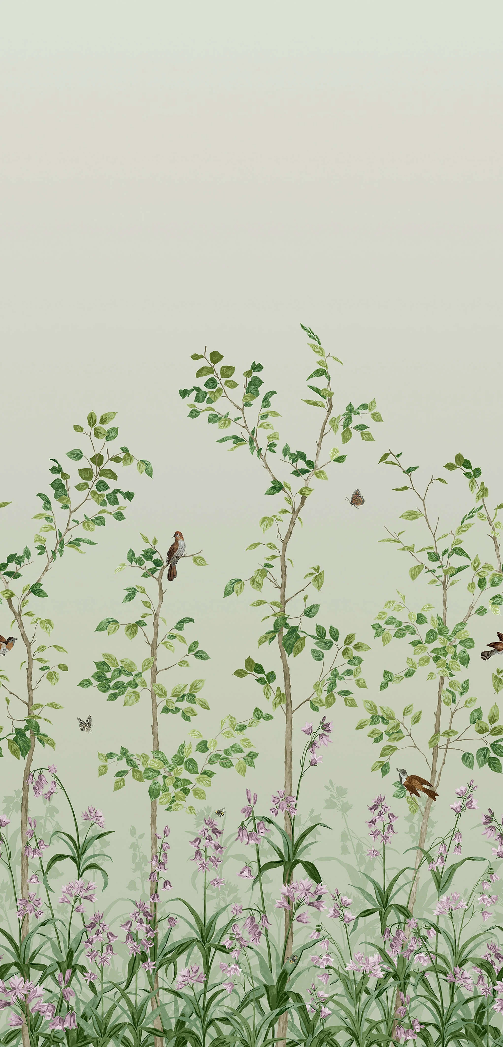 Bird & Bluebell - Pea Green