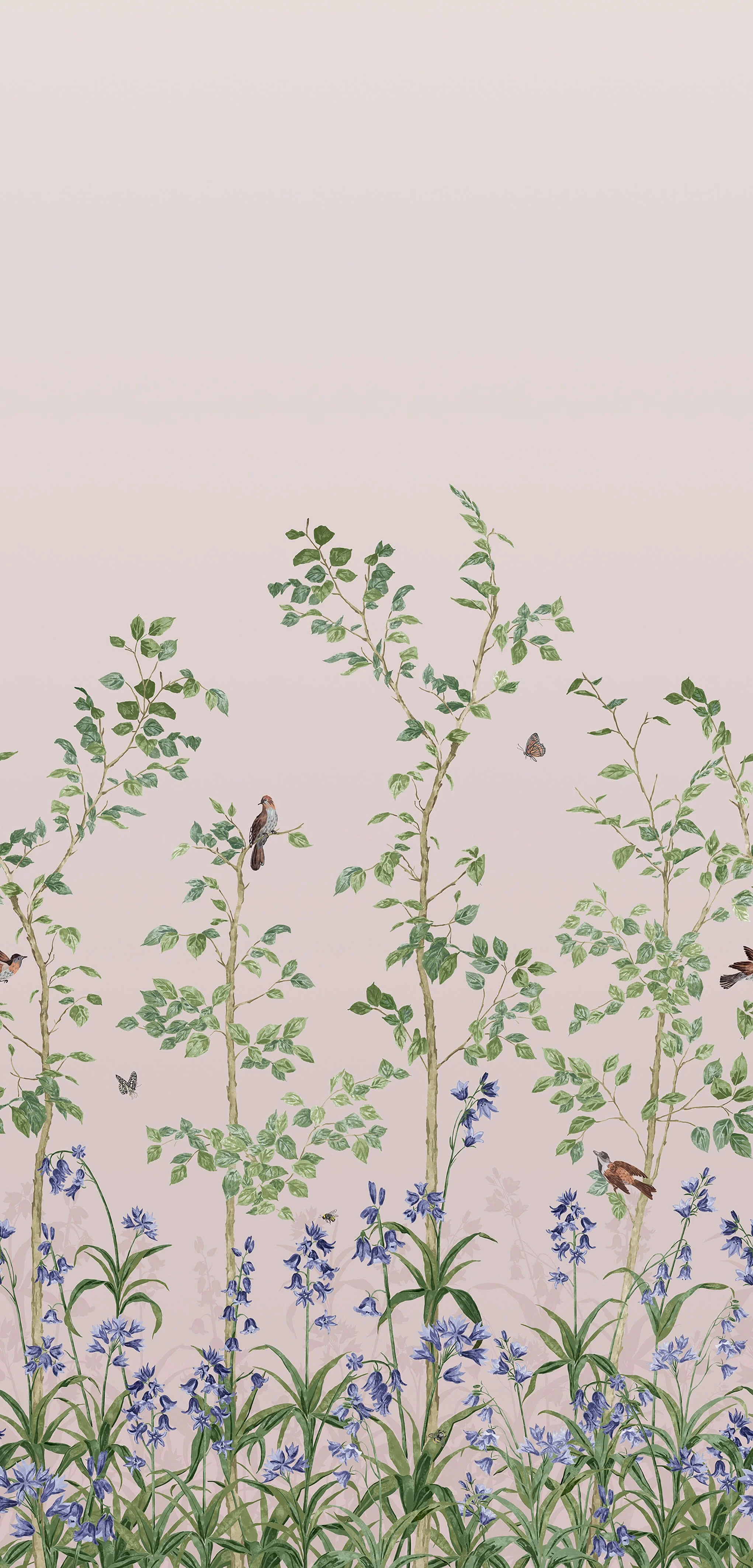 Bird & Bluebell - China Clay