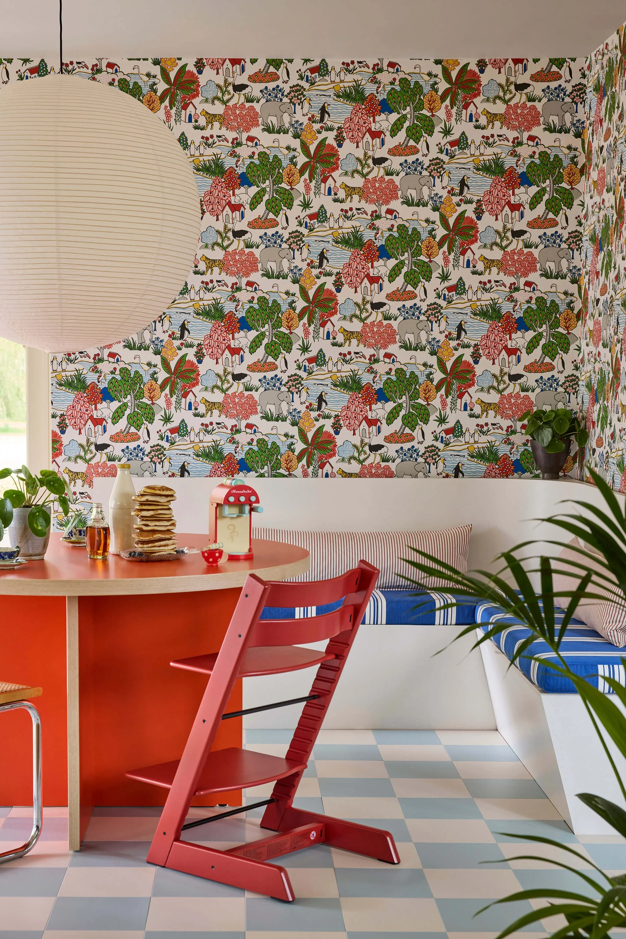 Little Greene Storybook Papers whimsical wildlife wallpaper inspired by National Trust historic houses, Chicago stockist