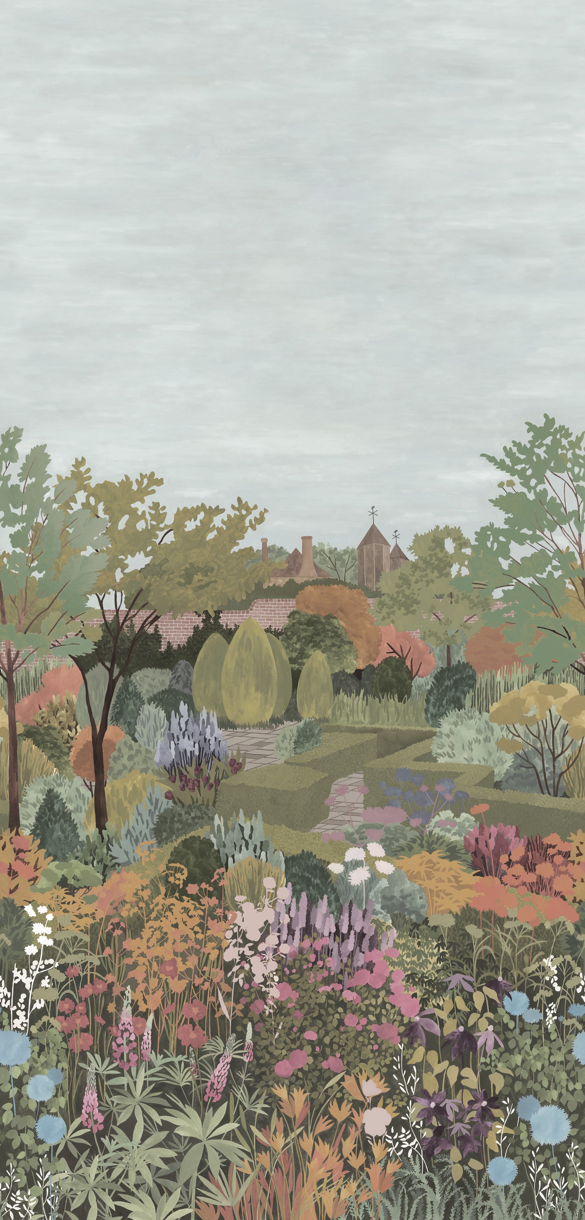 Castle Garden - Sage Green