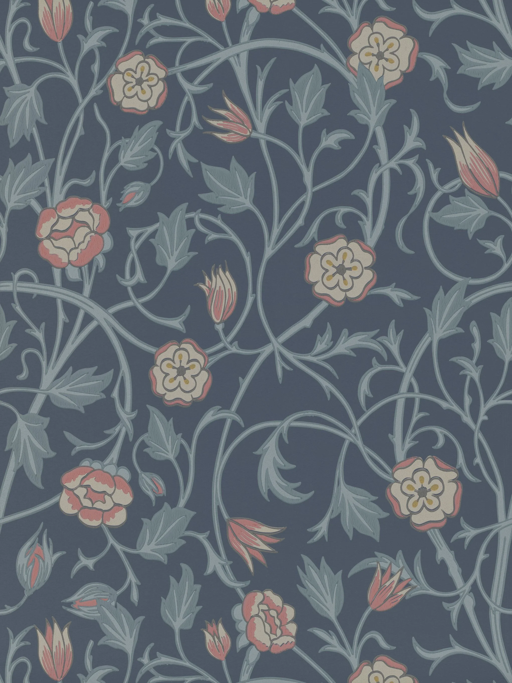 May's Tulip - Hicks' Blue