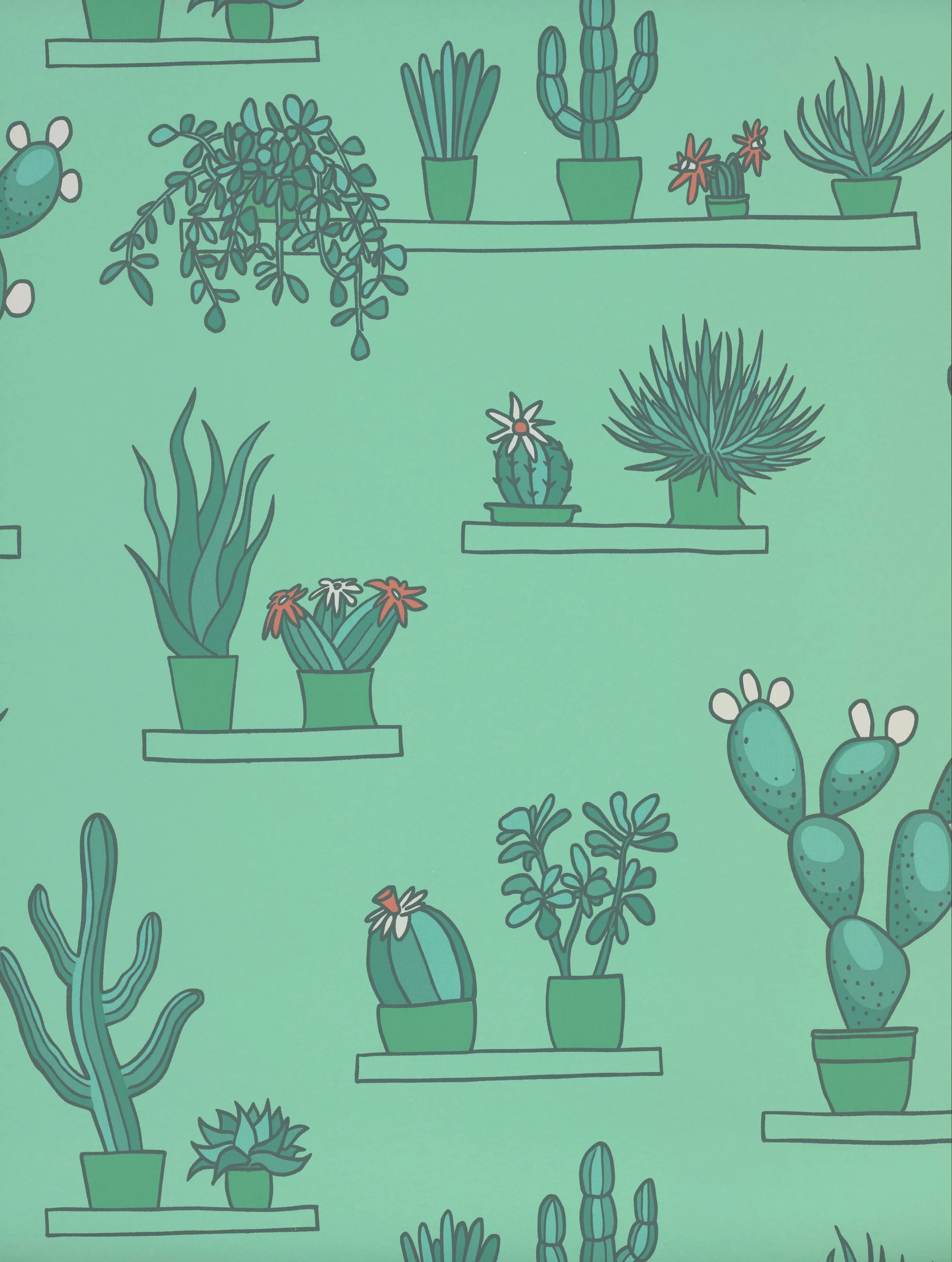 Mr Straw's Greenhouse - Green Verditer