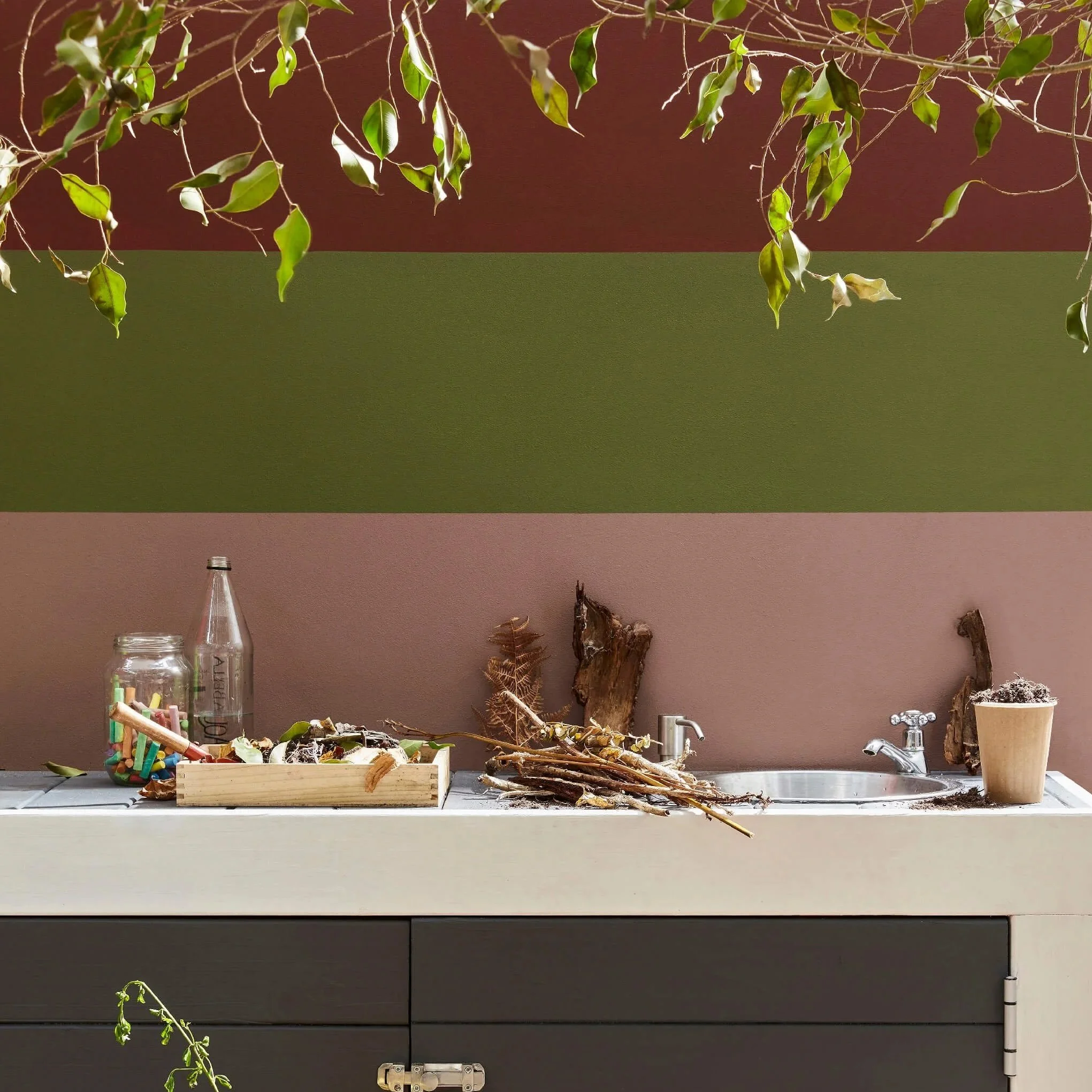 Little-Greene-Paint-Arras 316, Olive Colour 72, Nether Red 315, Vulcan 324.jpg