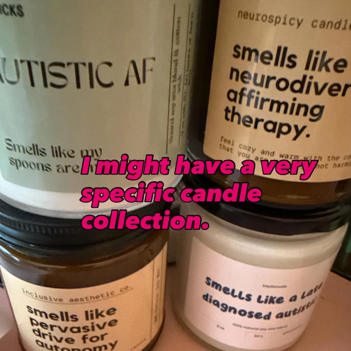 #autisticpride #therapistsofinstragram #candle