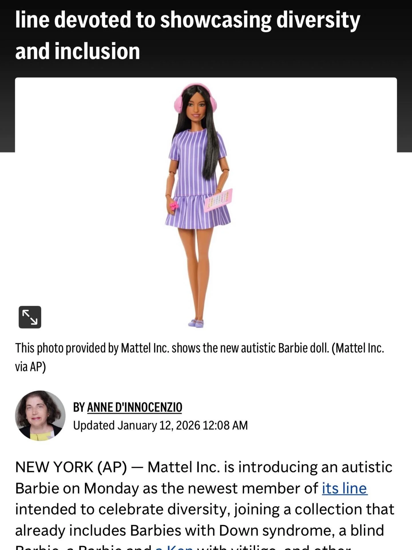 Autistic Barbie dropped today. I&rsquo;m still figuring out how I feel about it&mdash;but I do wish she came with a truly excellent blanket and an oversized hoodie.

What I really appreciate? They made her Indian instead of reinforcing narrow ideas a