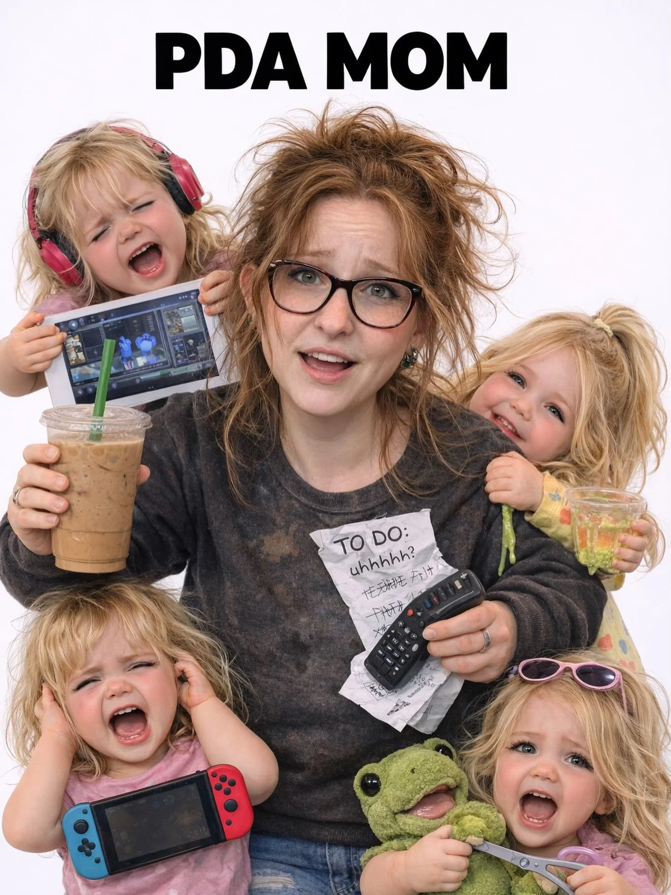 I saw a meme about parent types earlier. None of it felt real so I made my own.
 
PDA MOM

every request
feels like a threat

including my own

four nervous systems
rejecting demands

simultaneously

no one is wrong

and no one is okay

I said &ldquo