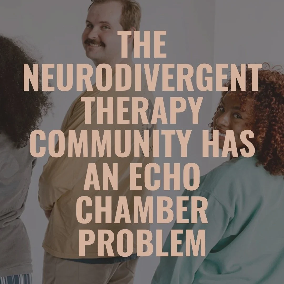 Who gets to be an expert in neurodivergent spaces?

The person with the most credentials?
The most lived experience?
The largest platform?
The loudest voice?

Lately, I've been thinking a lot about how the neurodivergent therapy community talks about