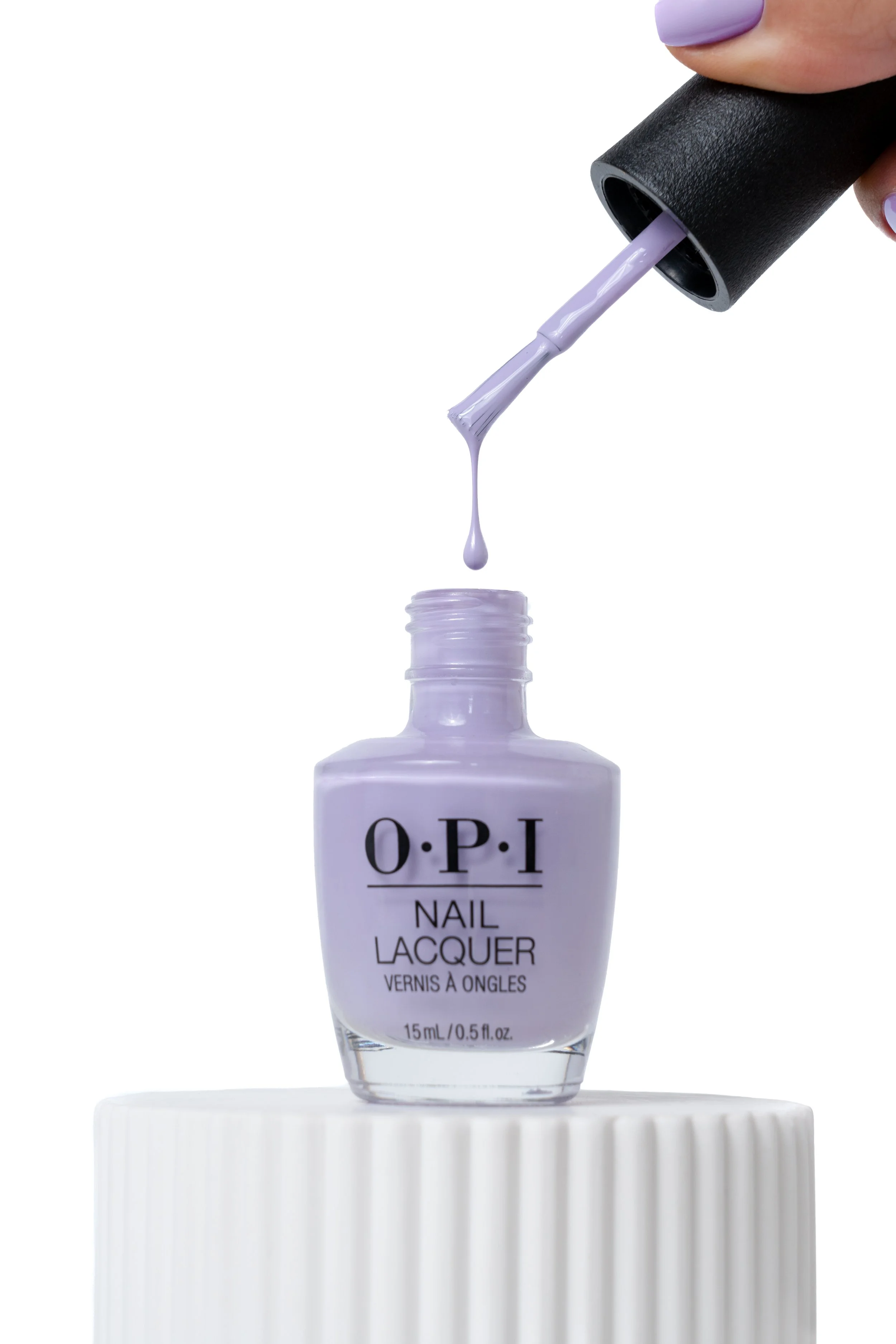 Purple OPI nail polish