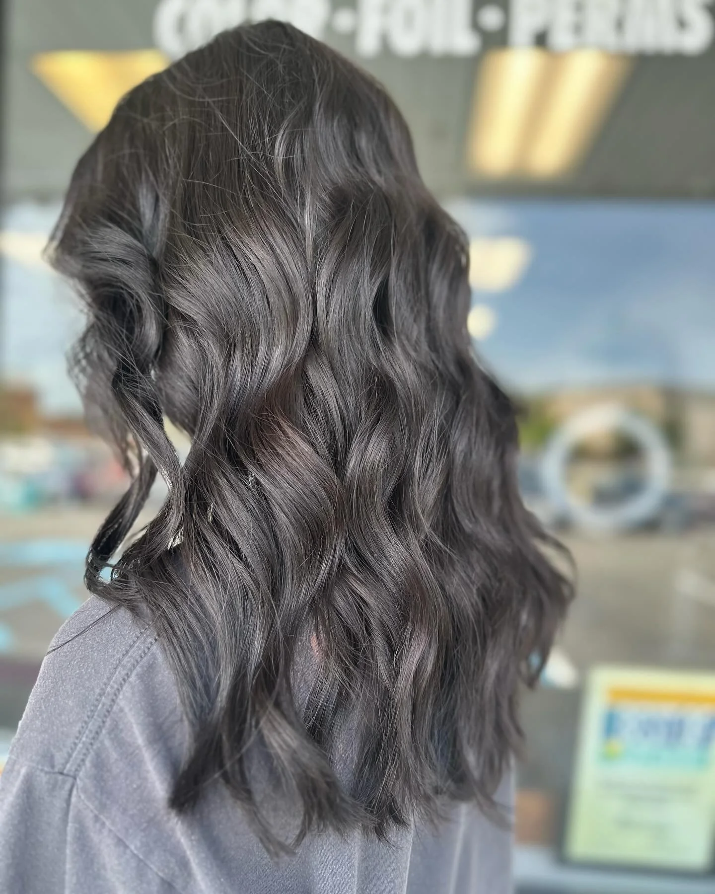 Going darker for summer can be fun too 🖤

Now is also the time to start adding SPF into your hair routine ☀️