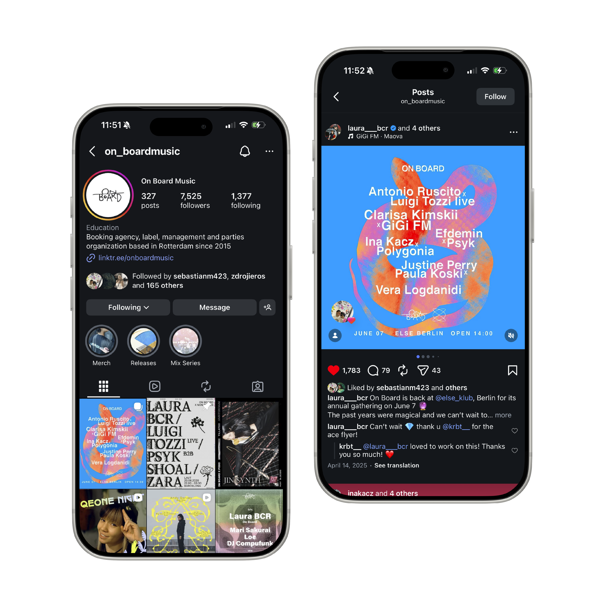 Berlin techno event poster design