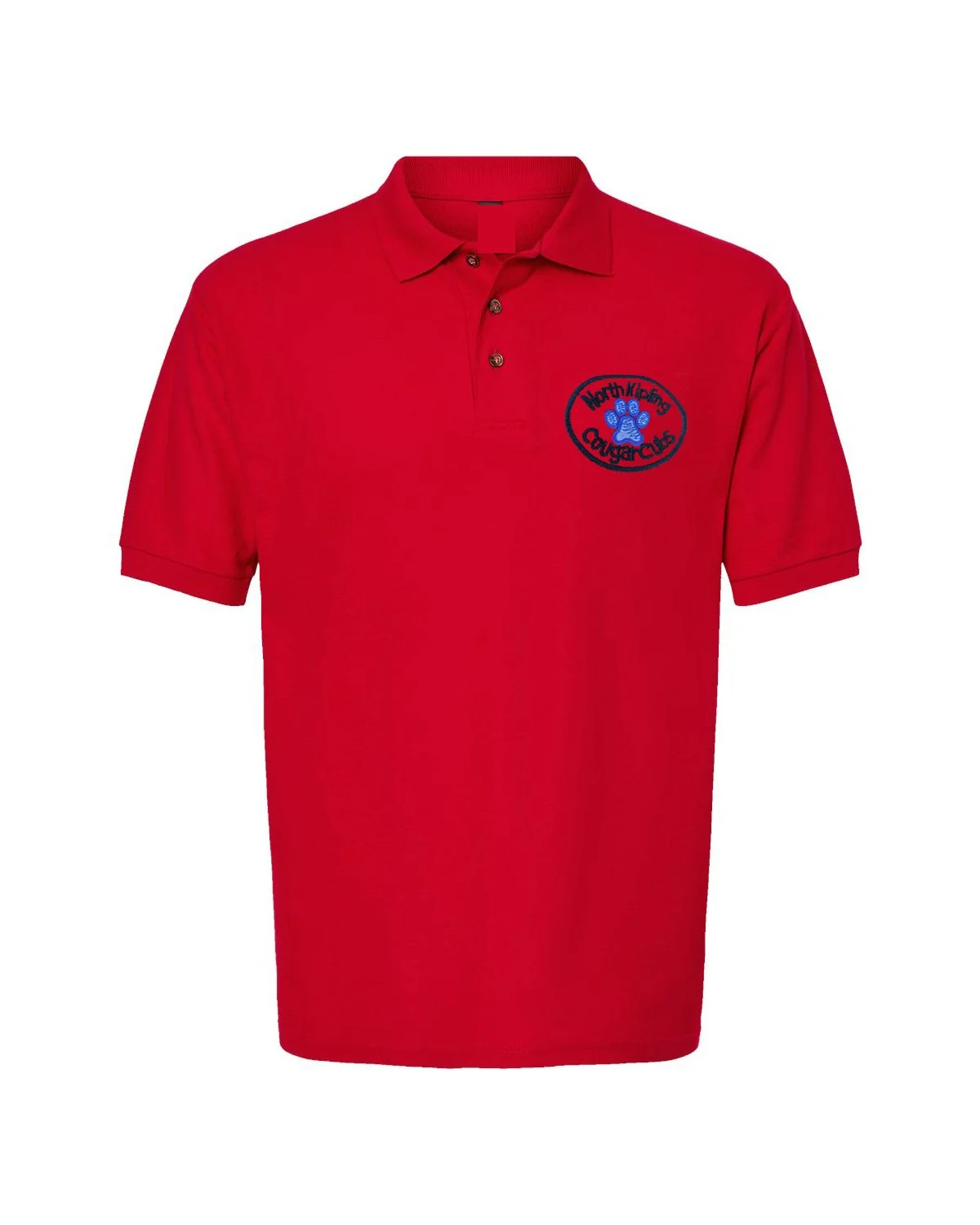 Youth Short Sleeve Polo - Red