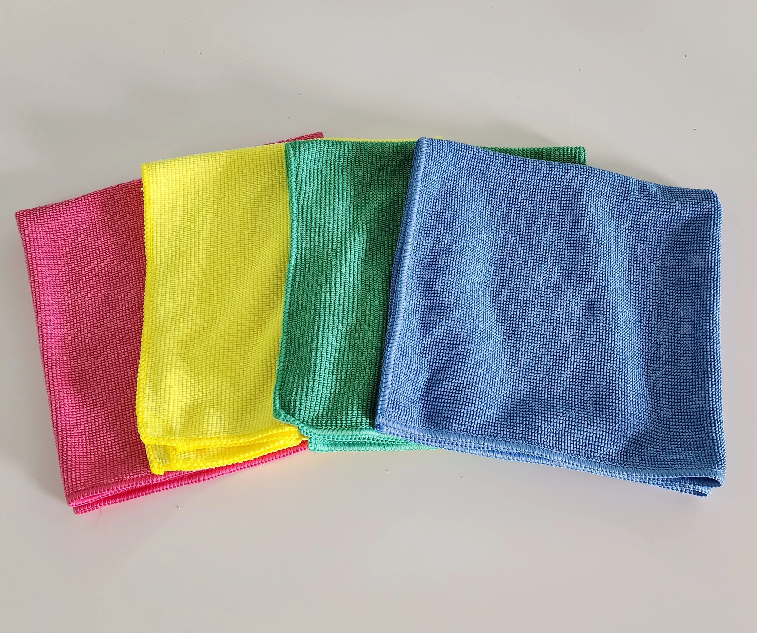 Textured Microfiber Glass Cloth (Pack of 4) - Multiple Colors!