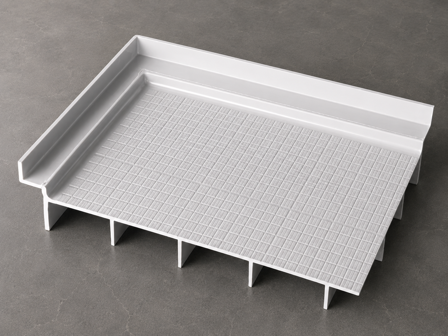 SMC single piece bathroom pod tray