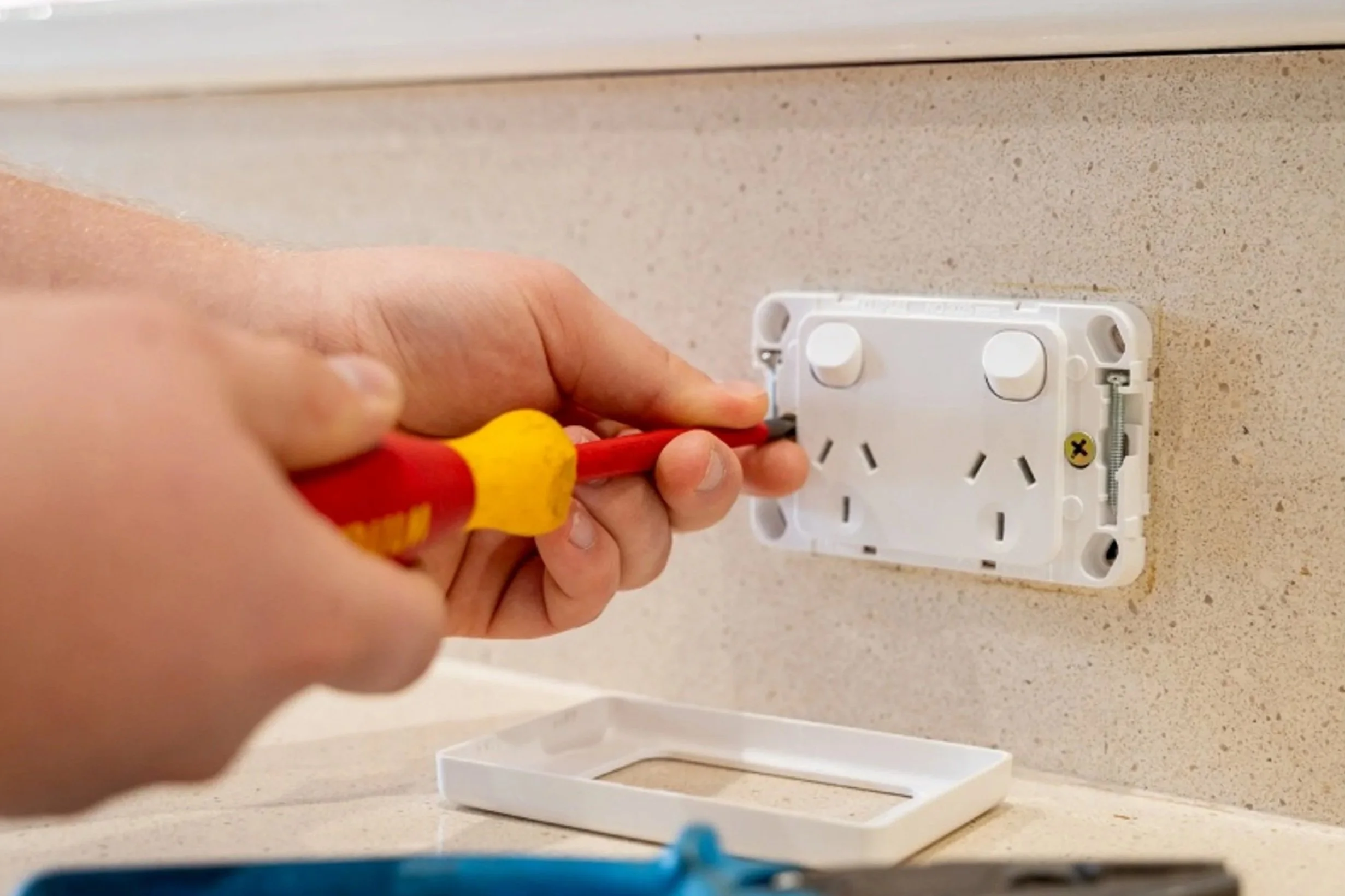 Step 13: Electrician completes second fix 