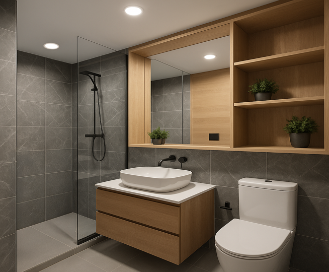 A typical MULTIPOD bathroom pod