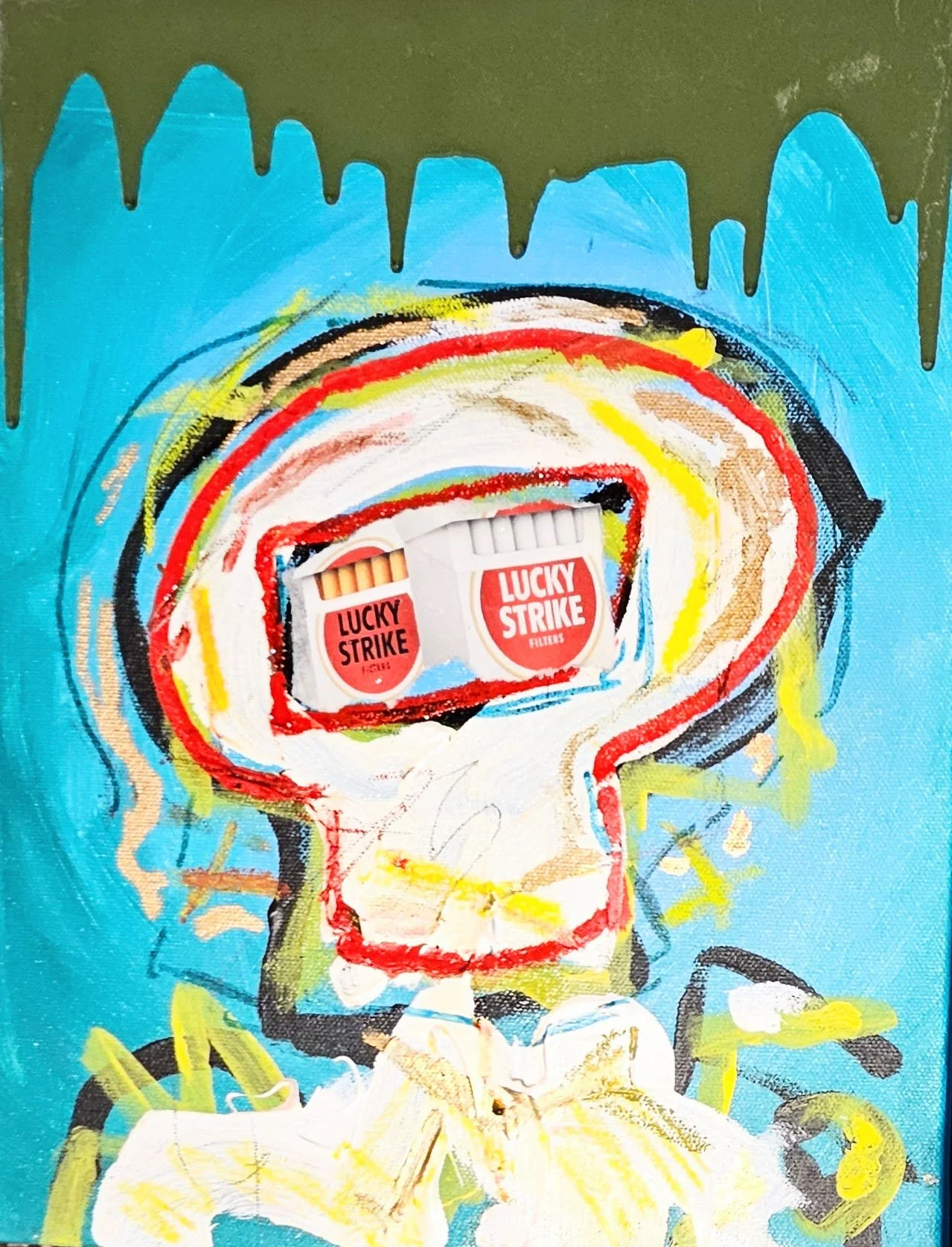 8 inches by 10 inches
mixed media on canvas