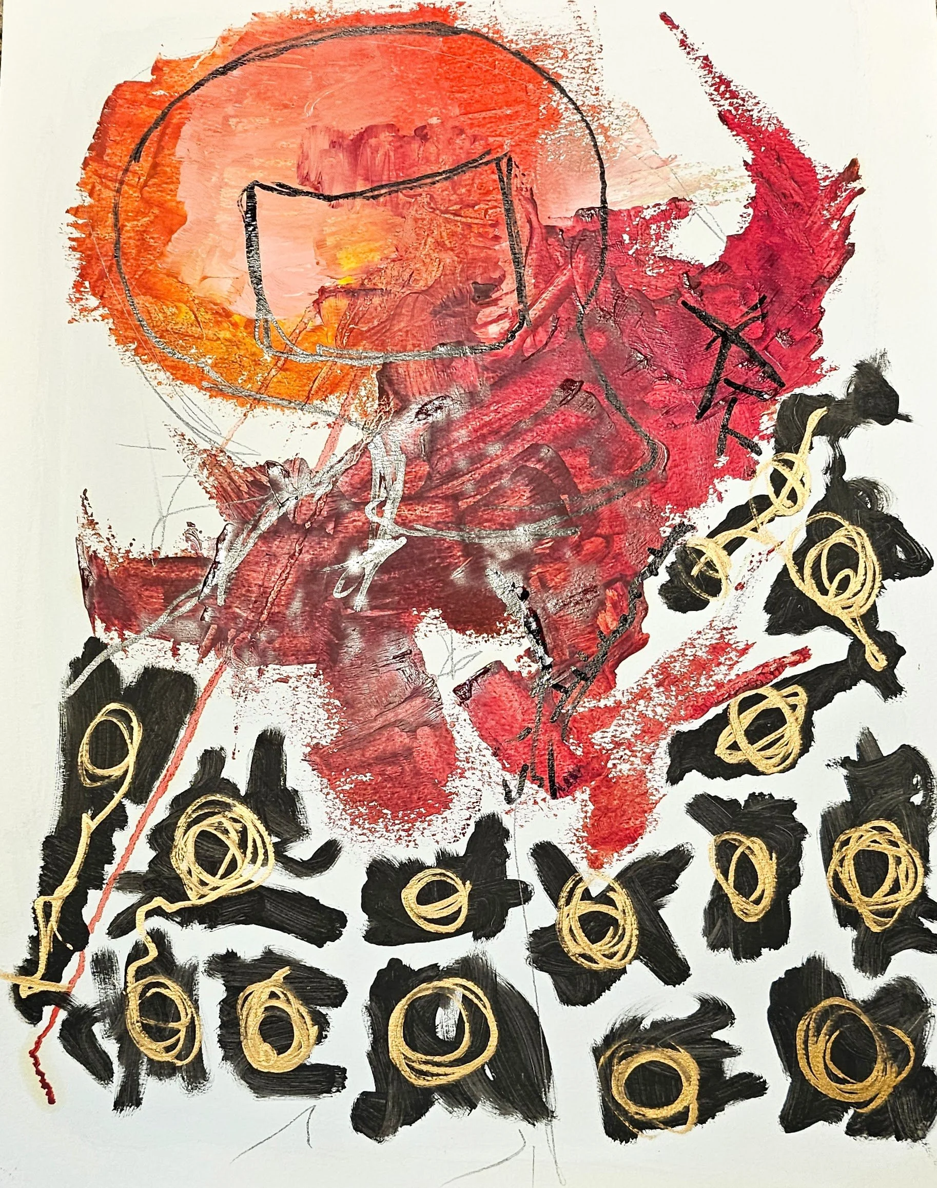 18 inches x 26 inches
mixed media on paper