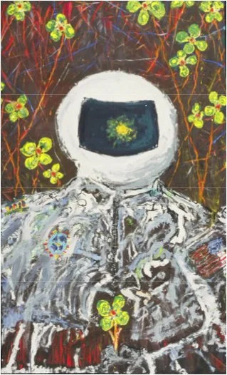 36 inches x 48 inches
mixed media on canvas