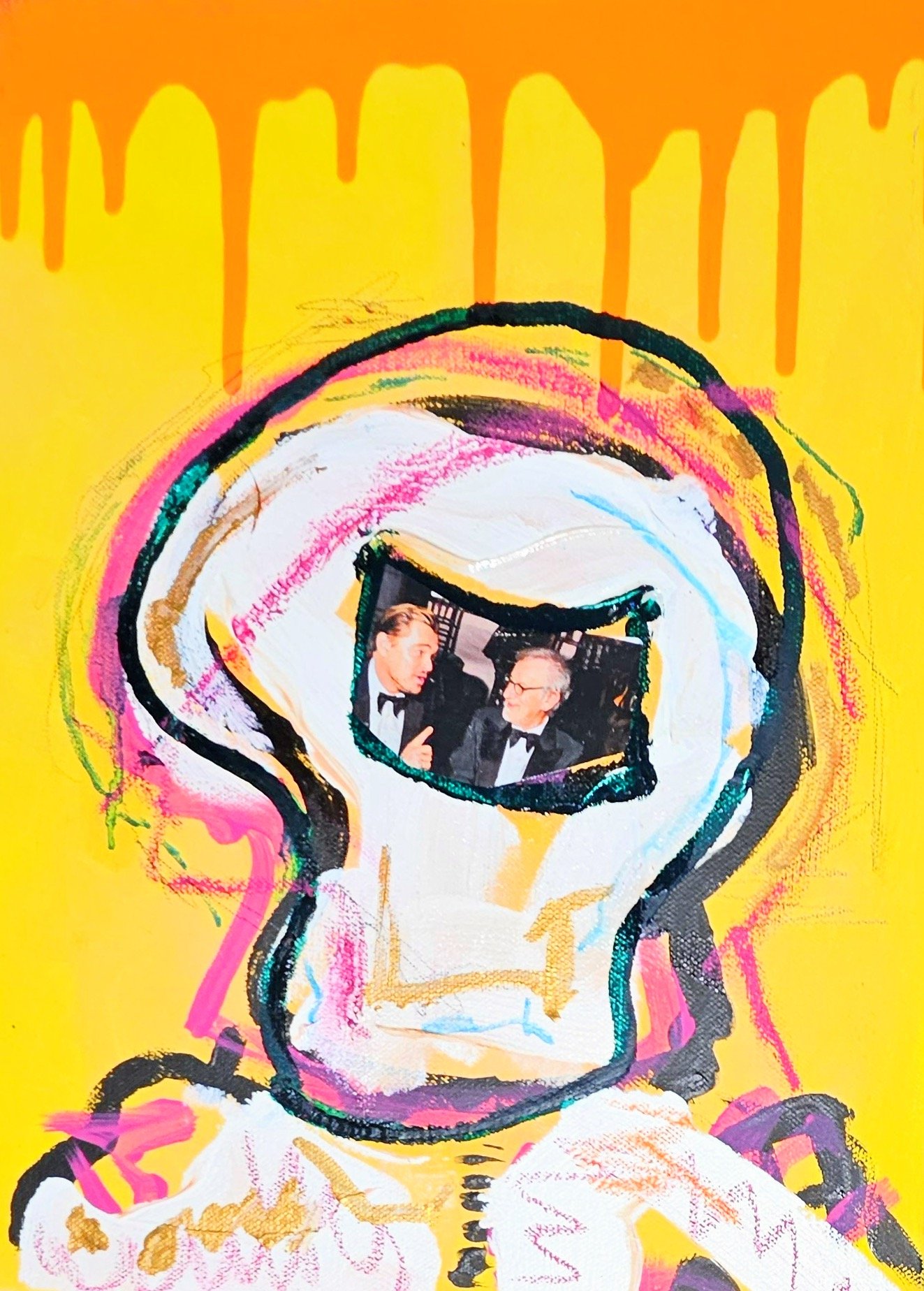 8 inches by 10 inches
mixed media on canvas