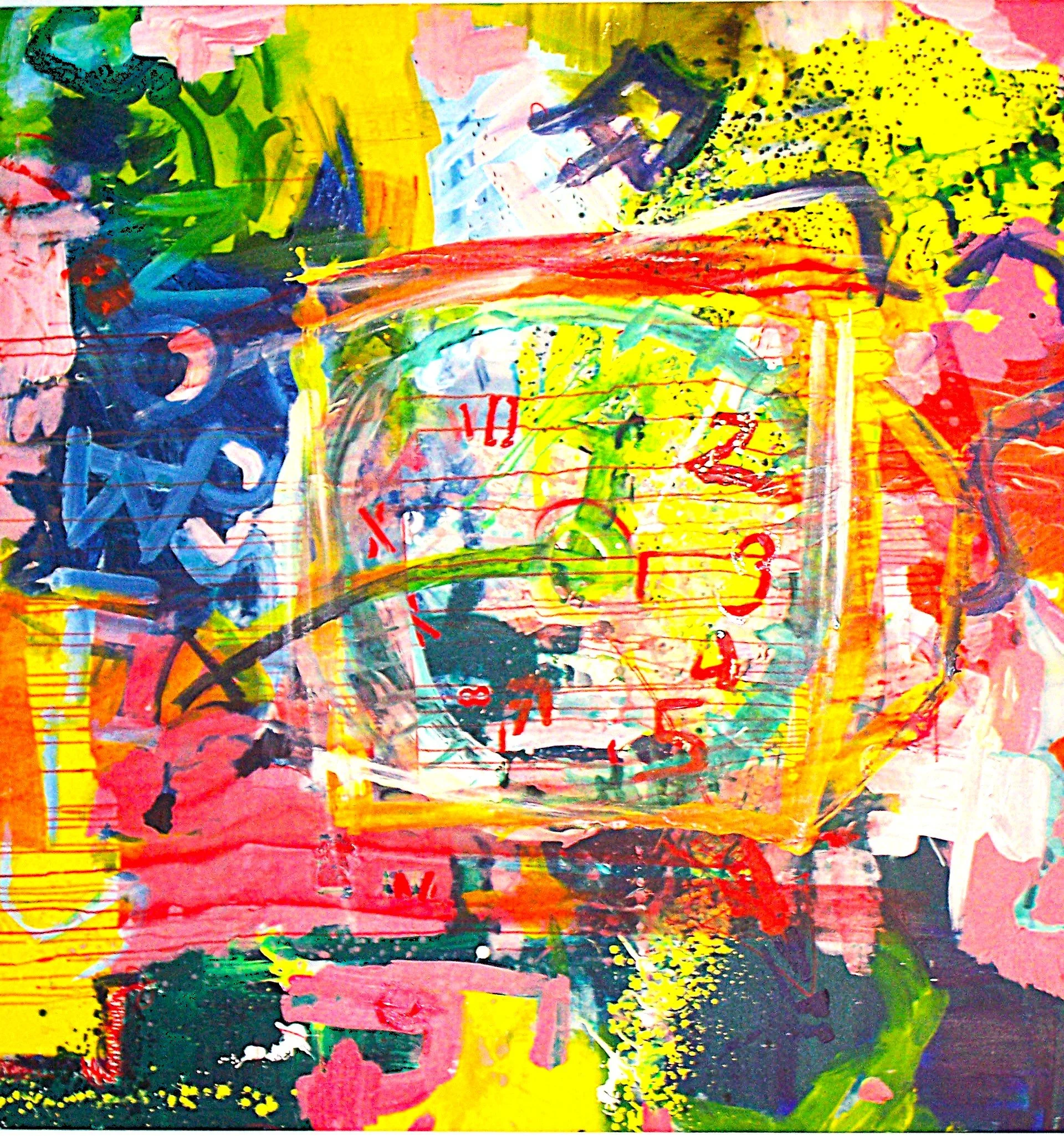 48 inches x 46 inches
mixed media on canvas