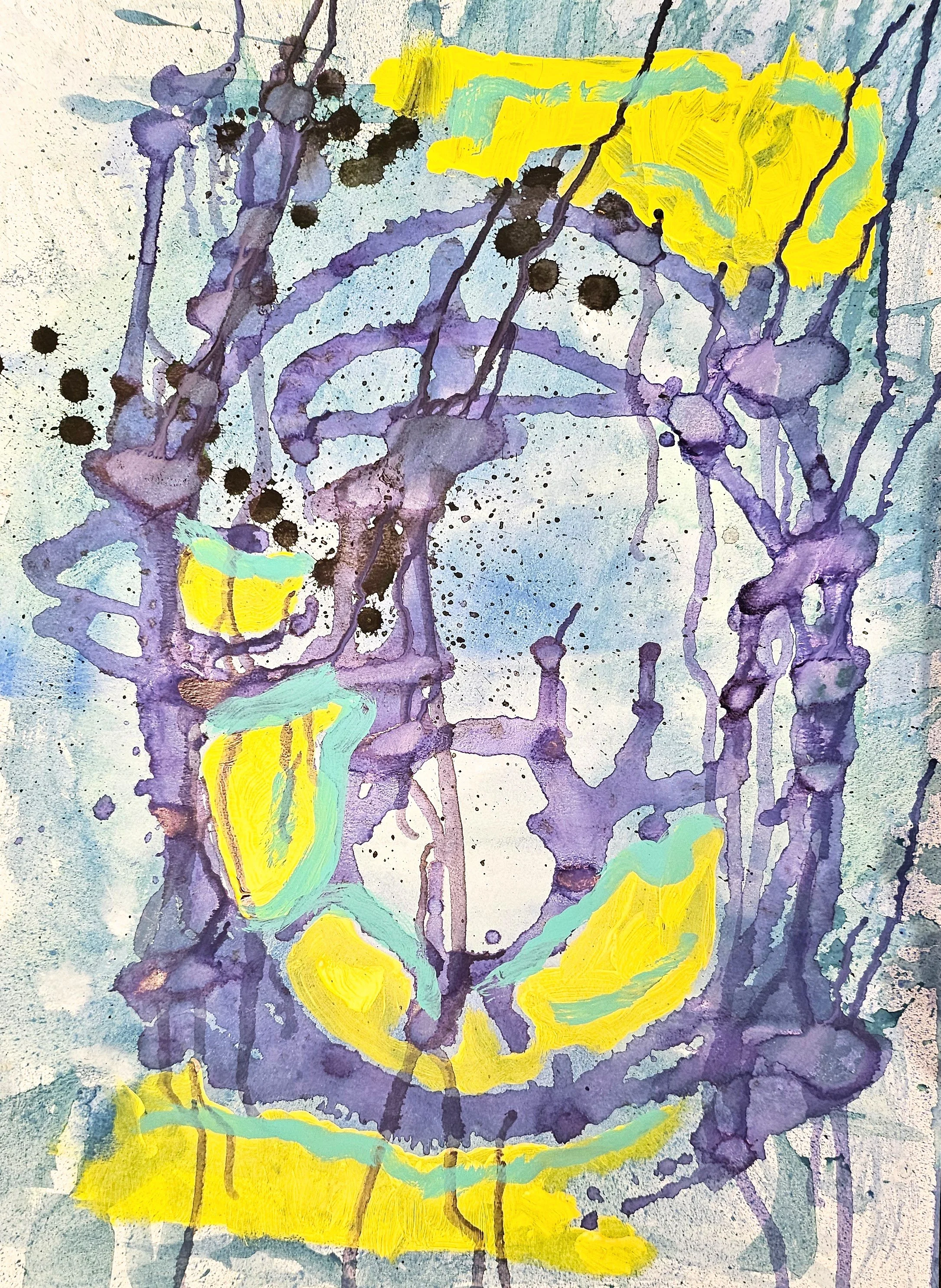 18 inches x 26 inches
mixed media on paper