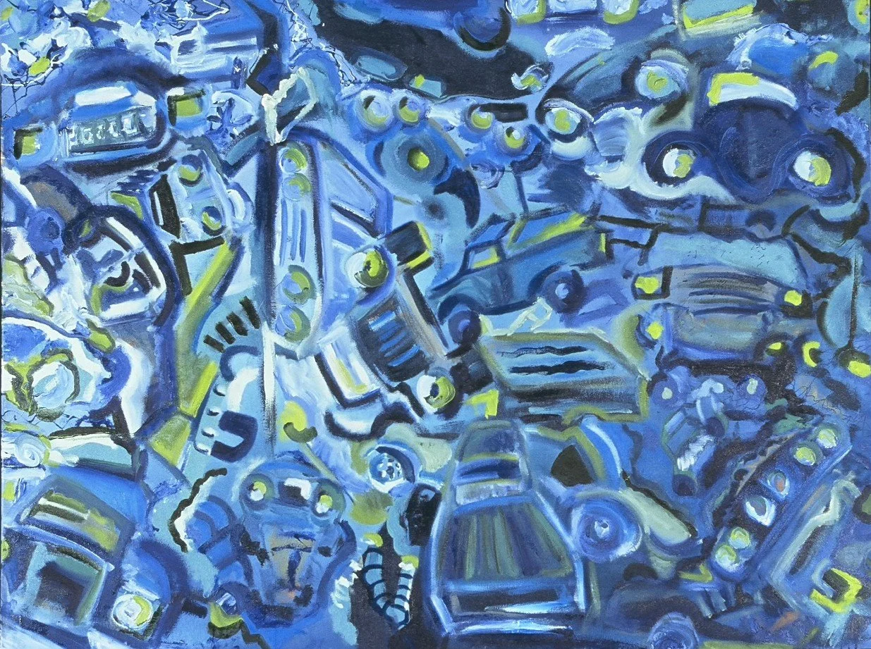 36 inches x 4 8inches
oil on canvas