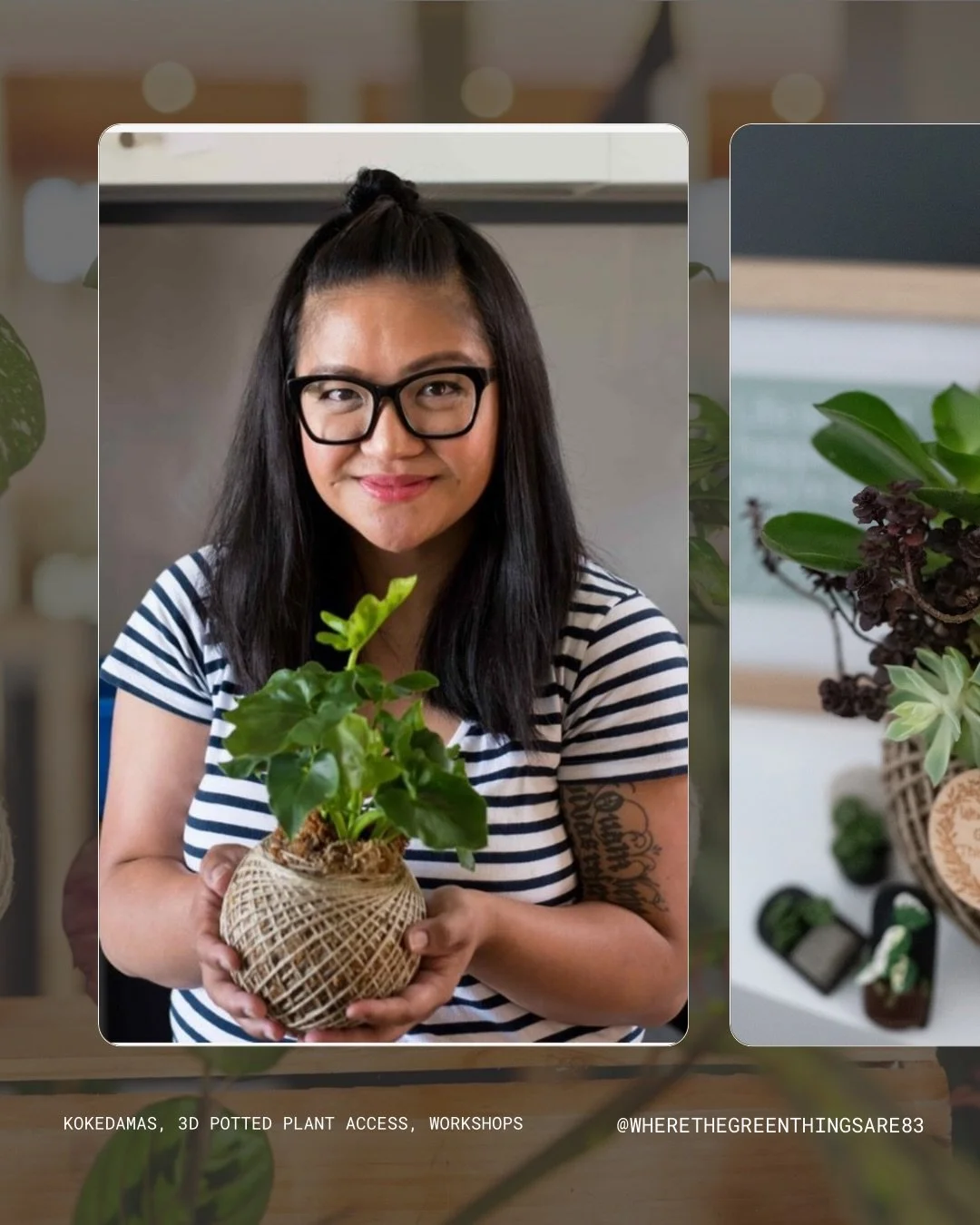 It&rsquo;s been a little while since I&rsquo;ve properly introduced myself, so to those new here at @wherethegreenthingsare83 &mdash; hello ☺️

👋 My name is Lilian (Lil for short), and I&rsquo;m the creator behind your kokedamas and plant and floral