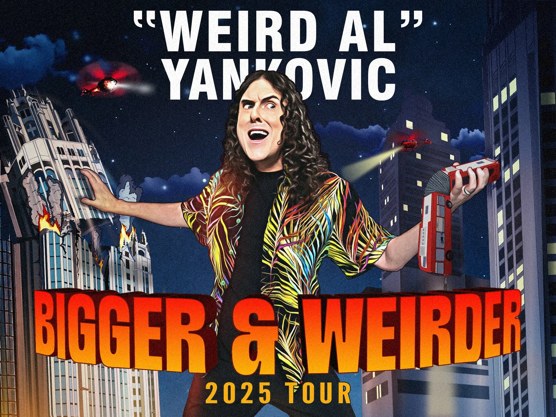 "Weird Al" Yankovic 'Bigger & Weirder' 2025 Tour