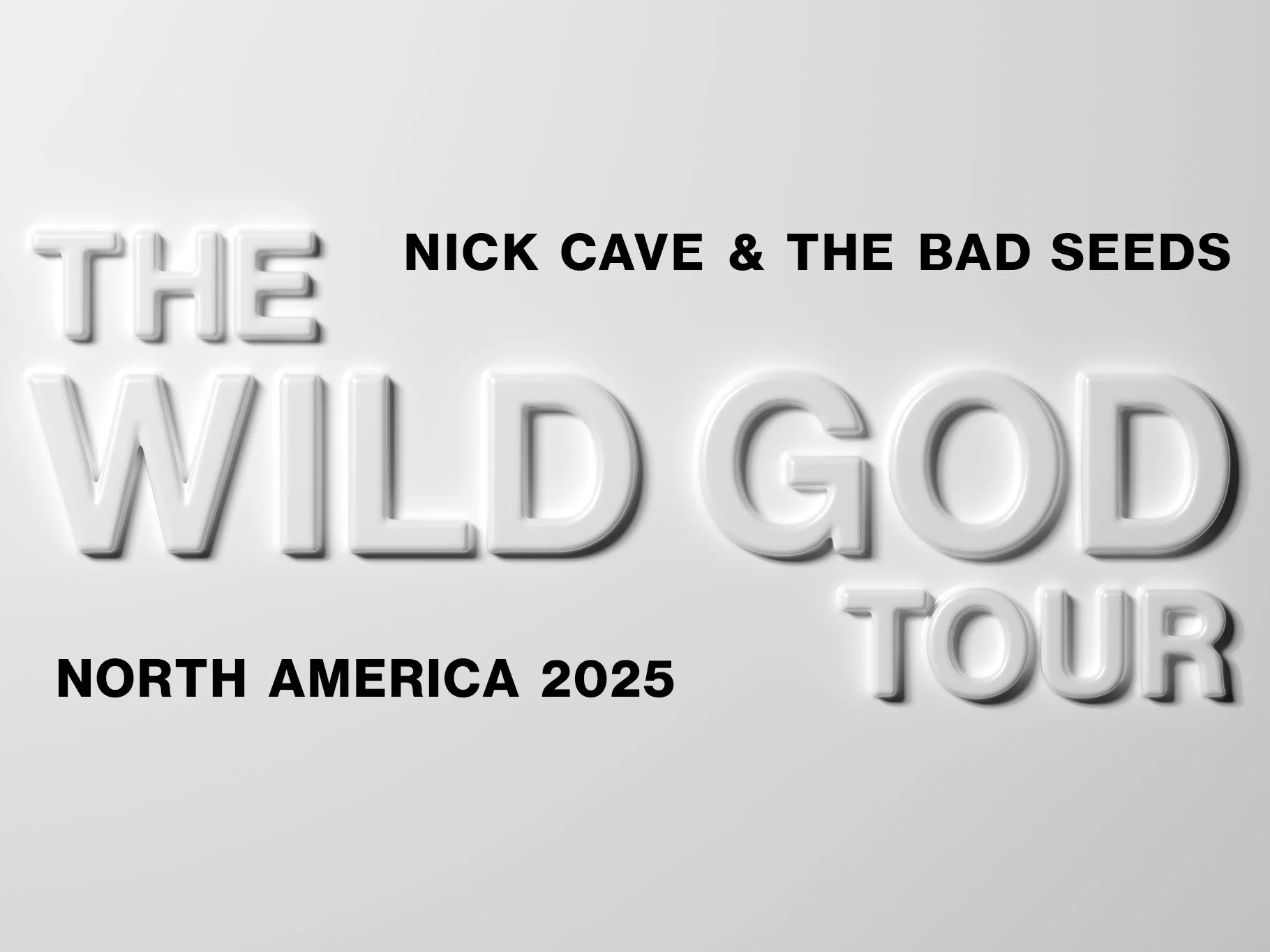 Nick Cave & The Bad Seeds 'The Wild God' Tour 2025