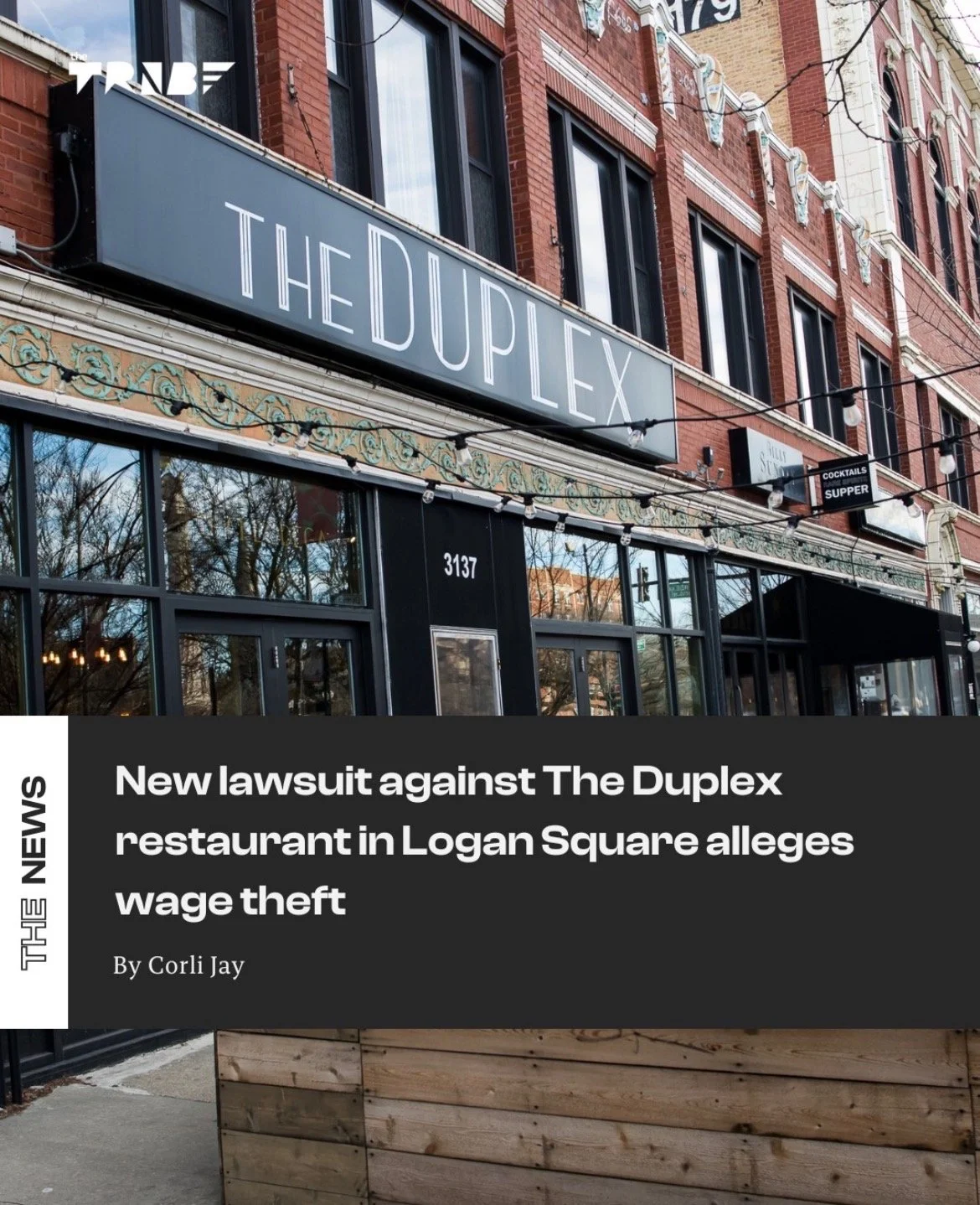 New lawsuit against The Duplex restaurant in Logan Square alleges wage theft