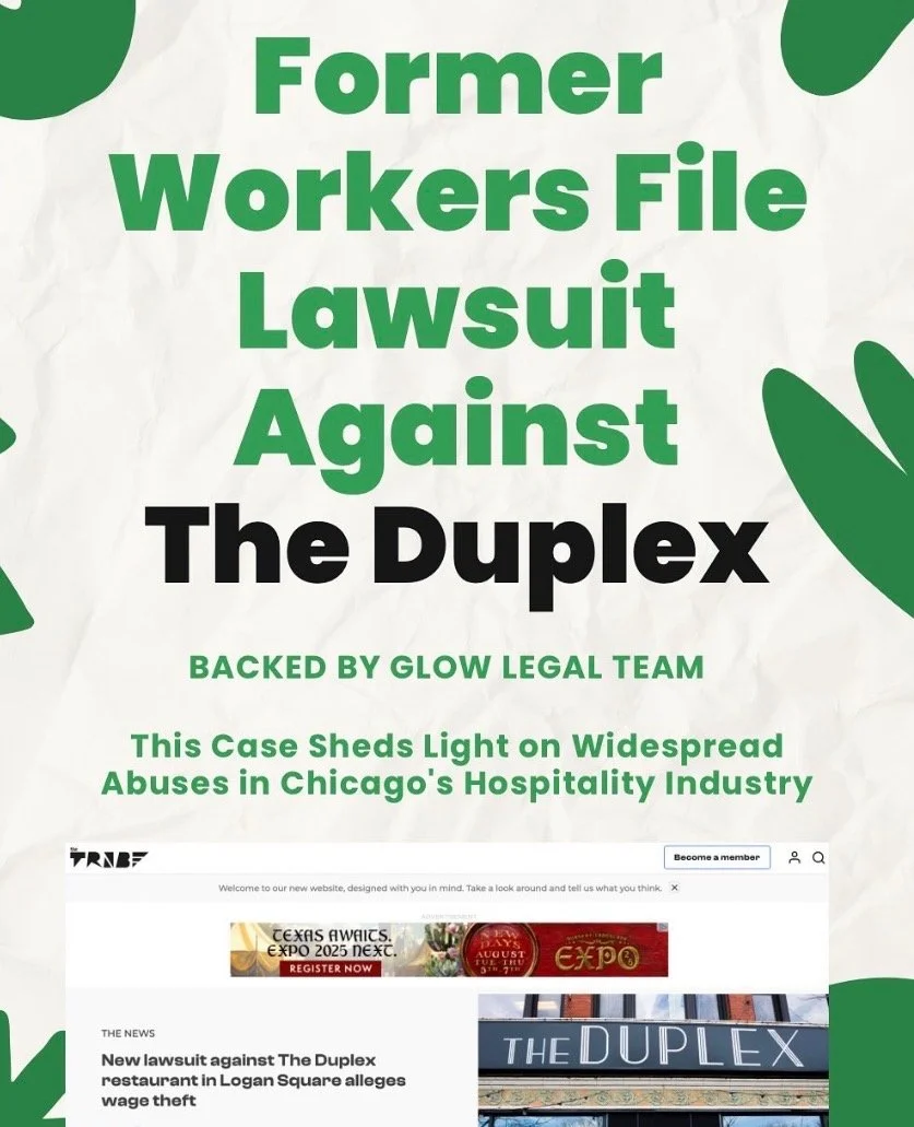 Press Release: Former Workers File Lawsuit Against The Duplex, Backed by GLOW Legal Team