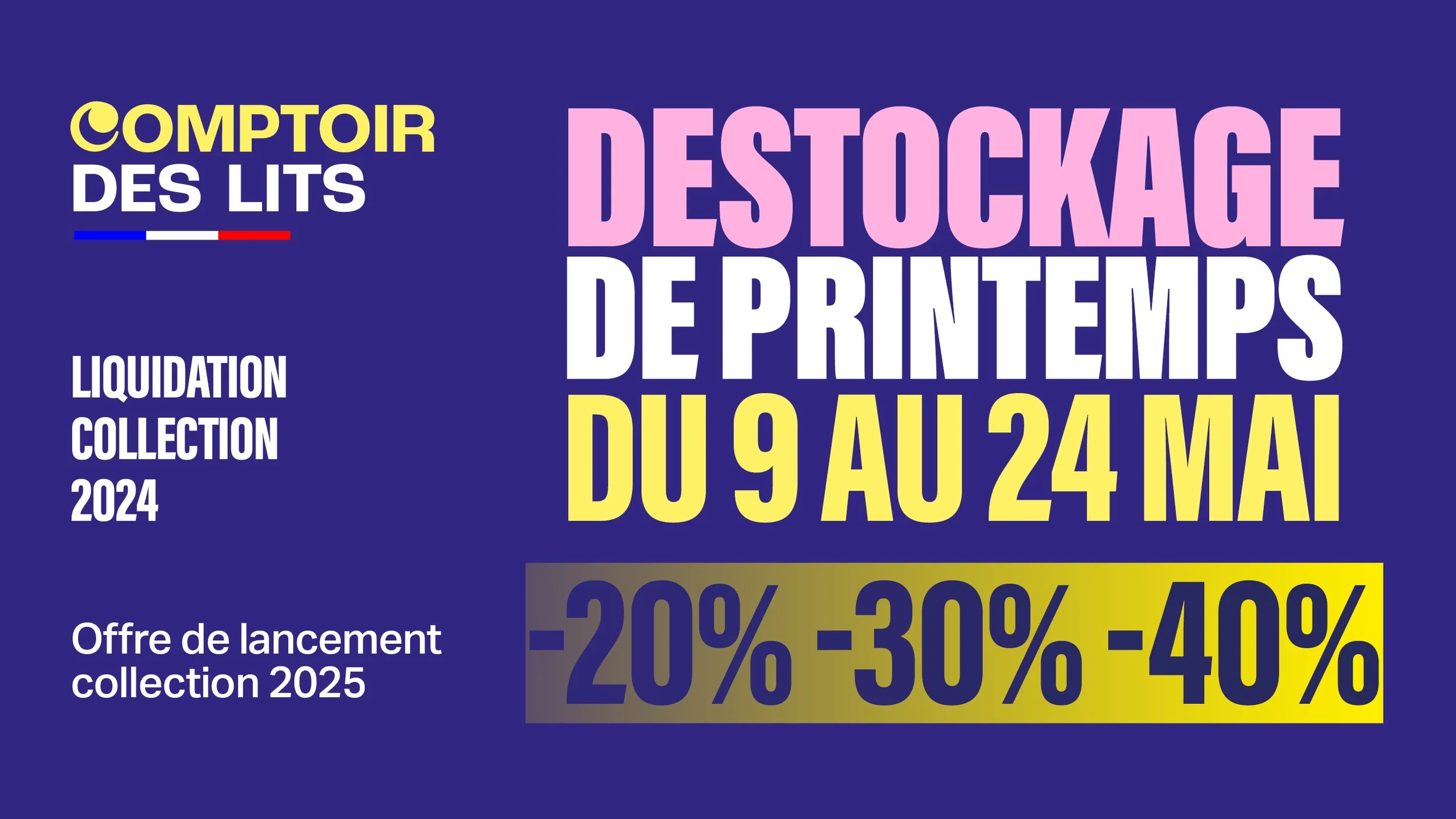 Grand destockage de printemps et portes ouvertes exceptionnelles !