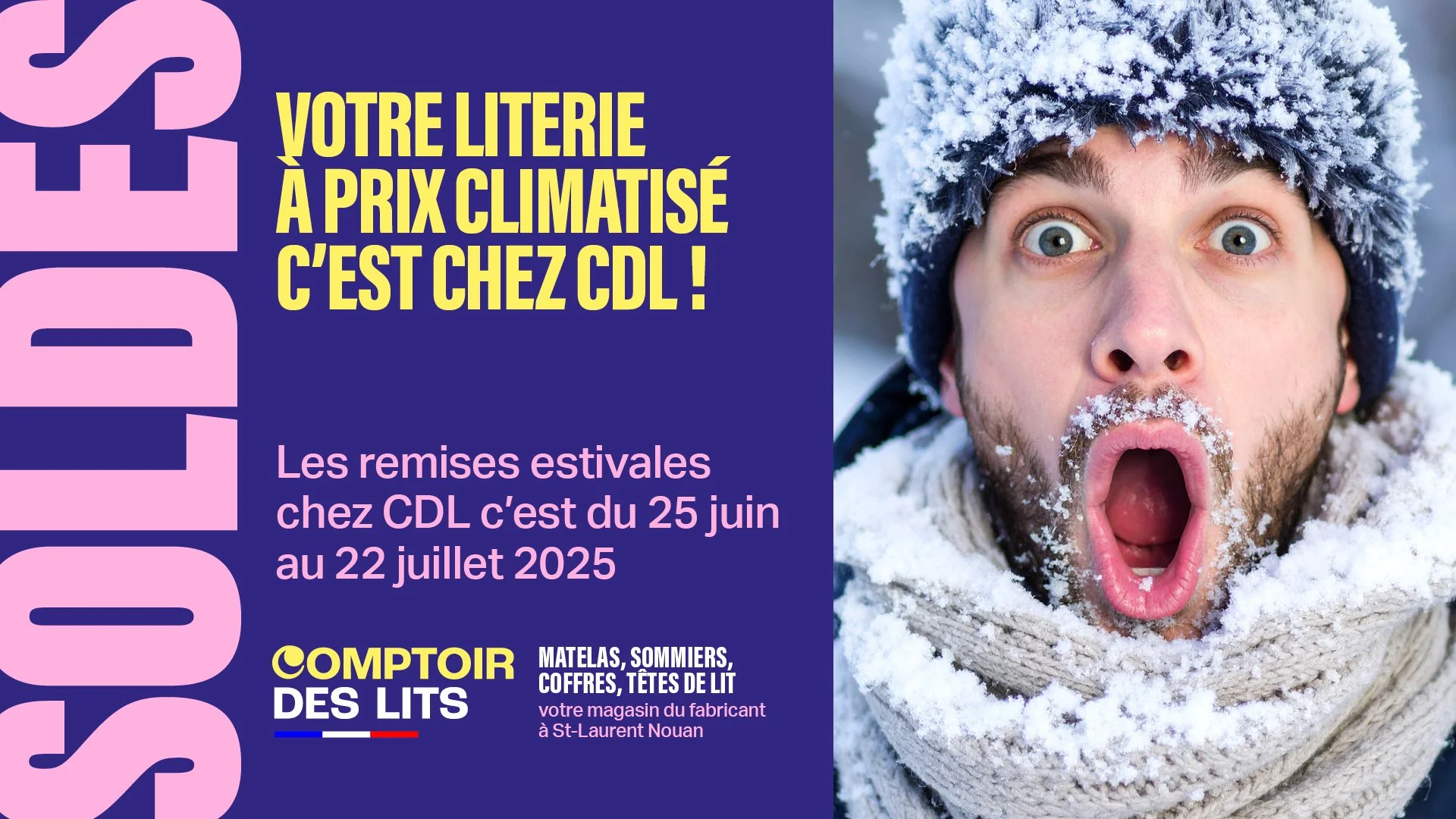 ☀️ Soldes d’été : profitez de prix climatisés sur votre literie !