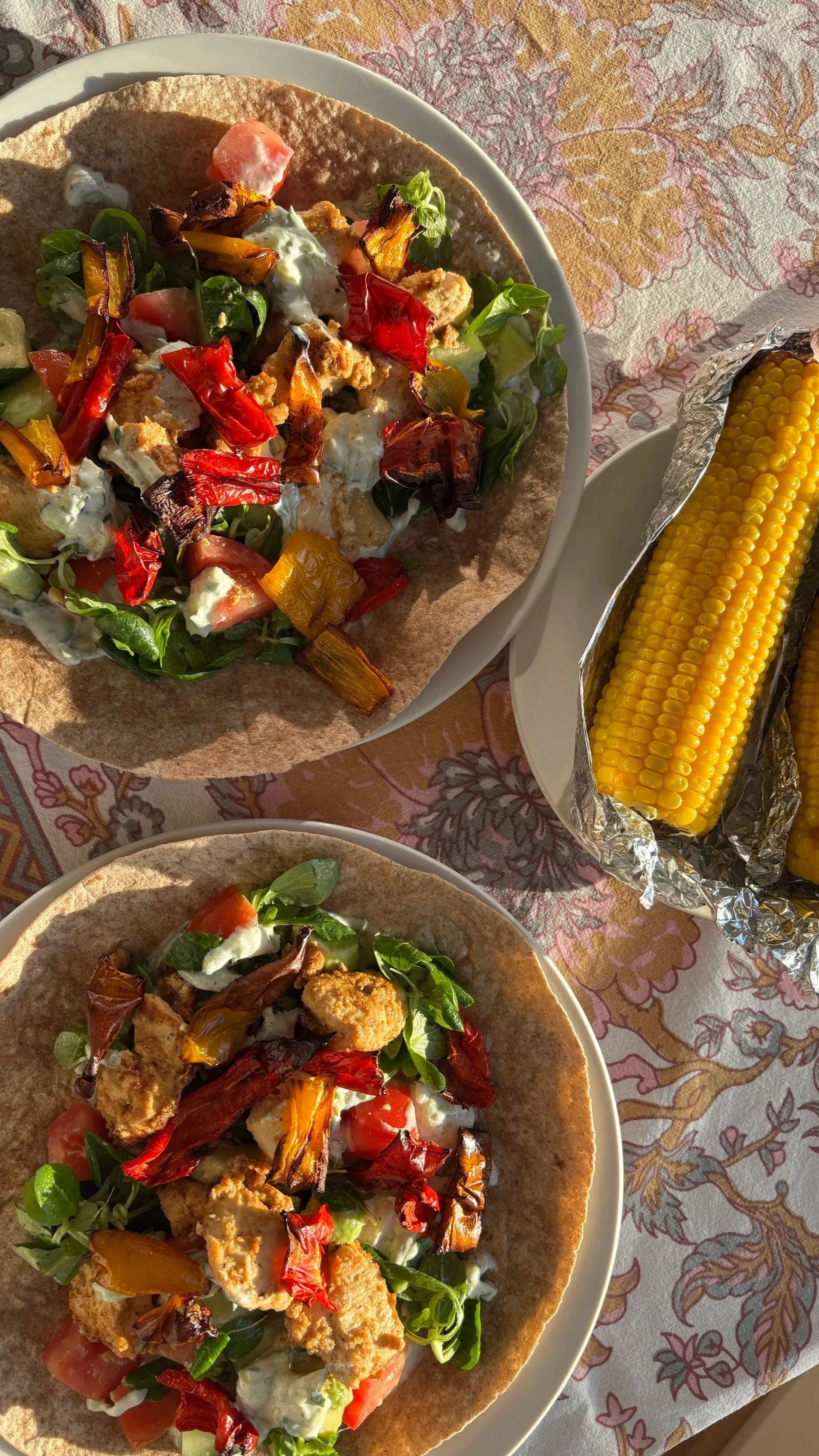 Tzatziki Chicken Wraps