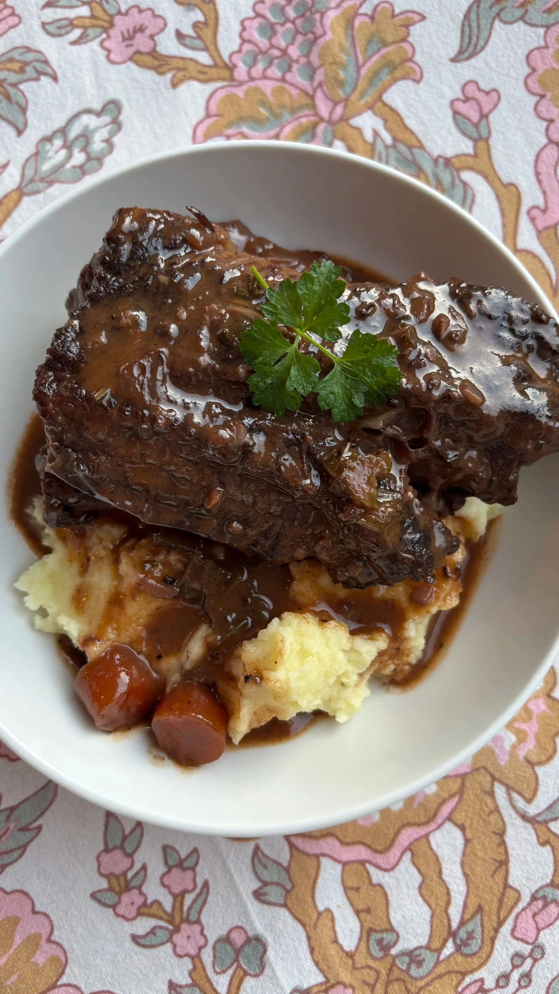 Red Wine Braised Beef Short Ribs