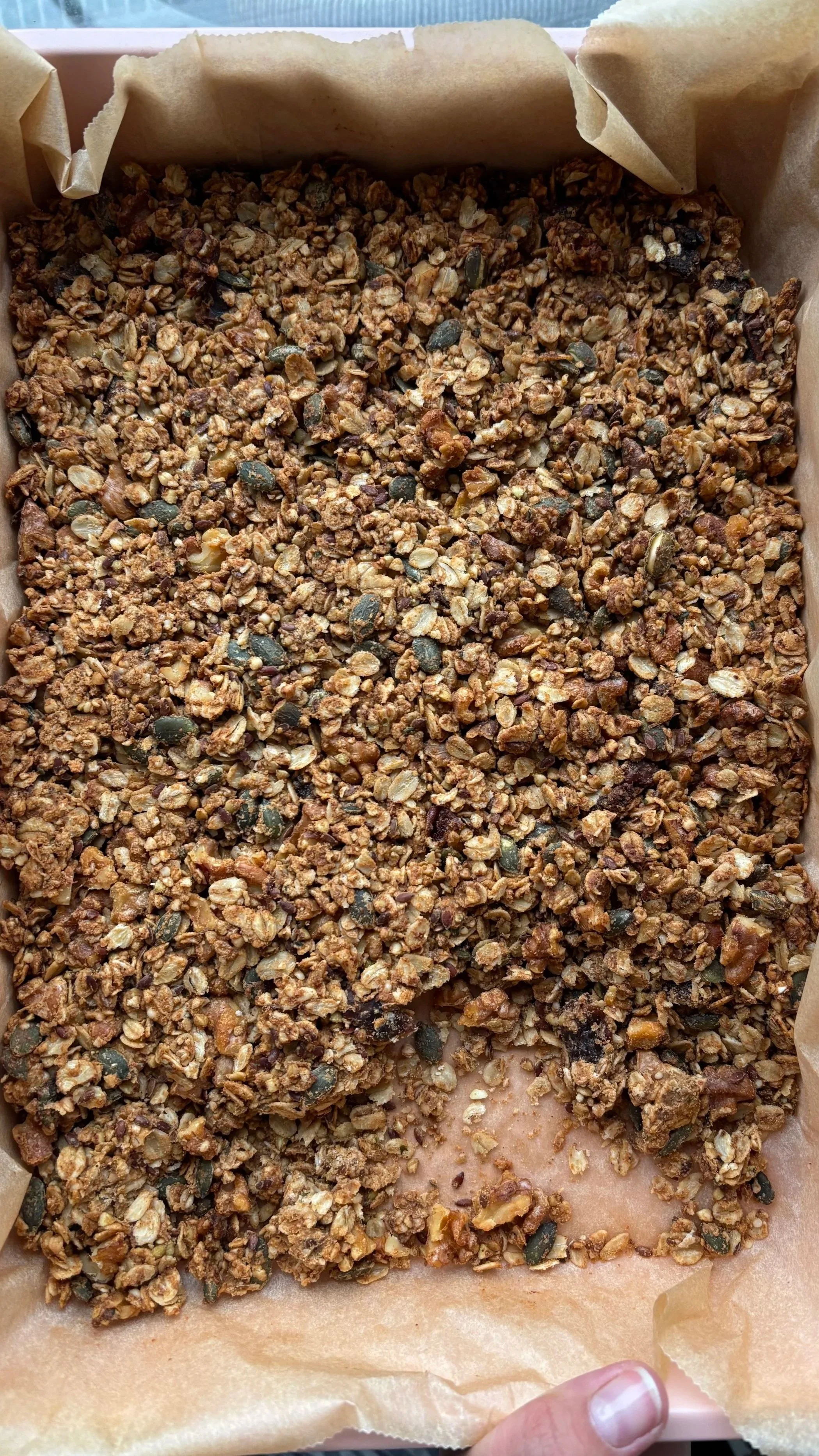 Peanut Butter Cinnamon Granola