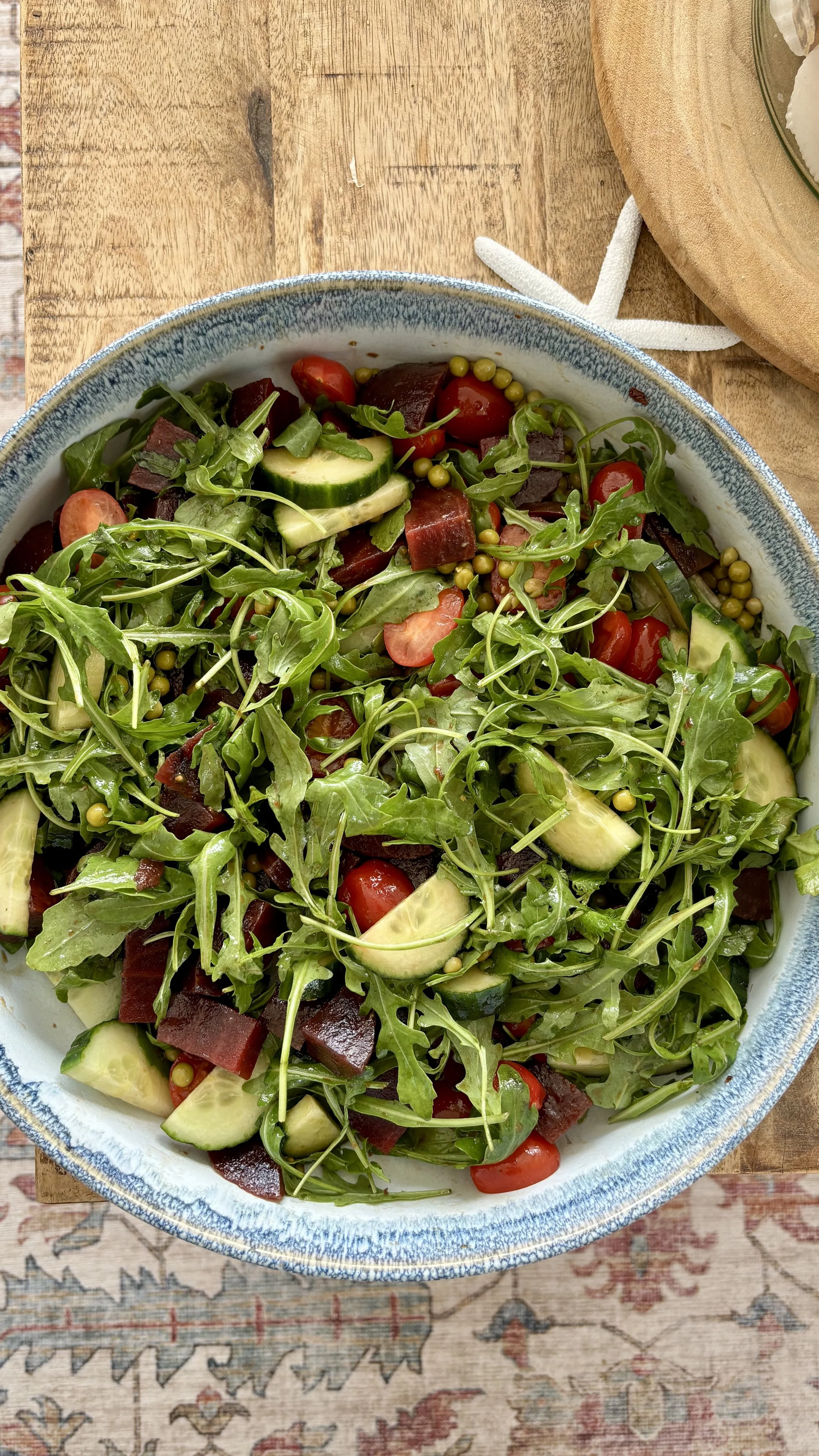 Pea, Beet &amp; Rocket Salad