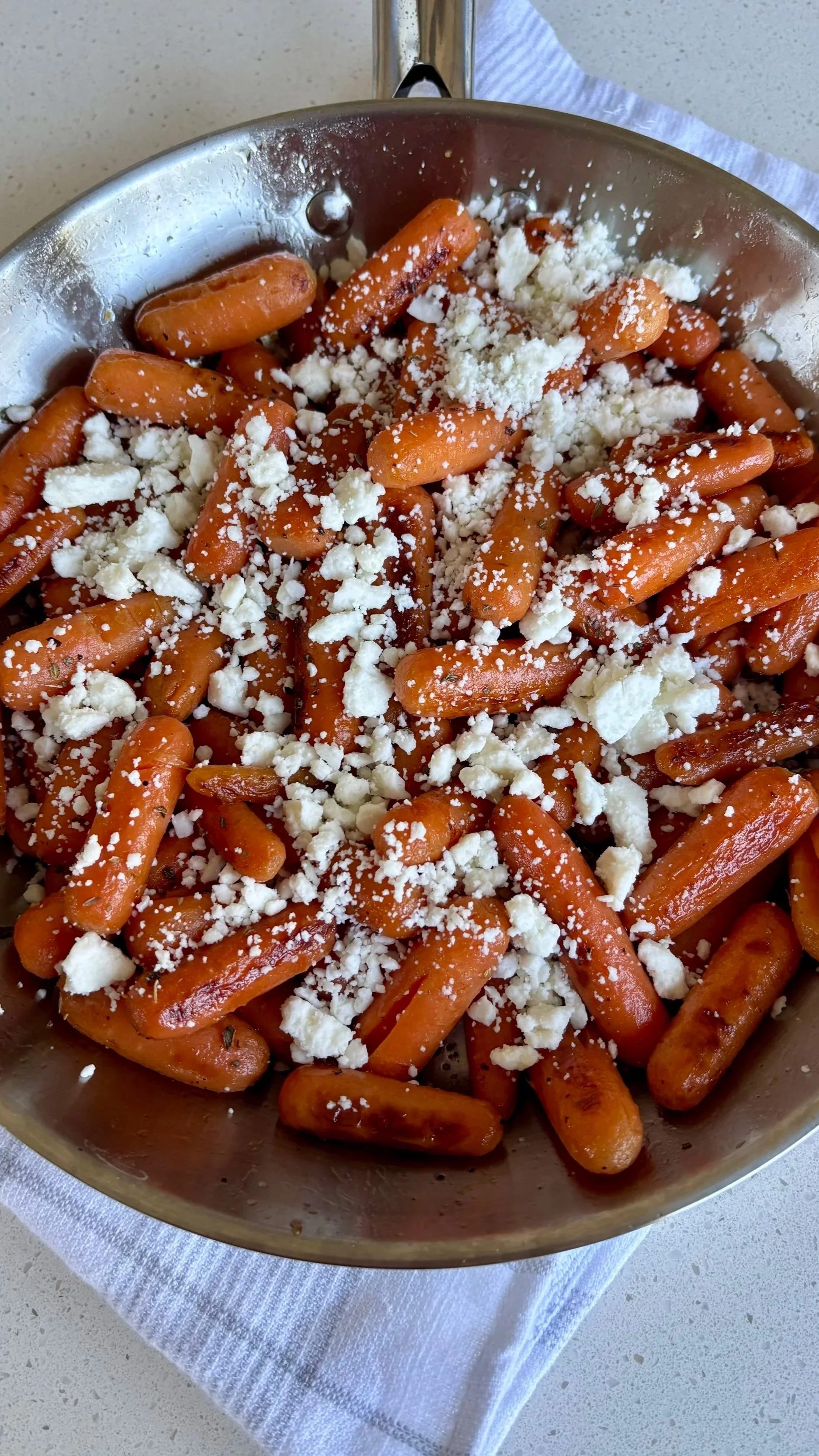 Honey Caramelised Feta Carrots