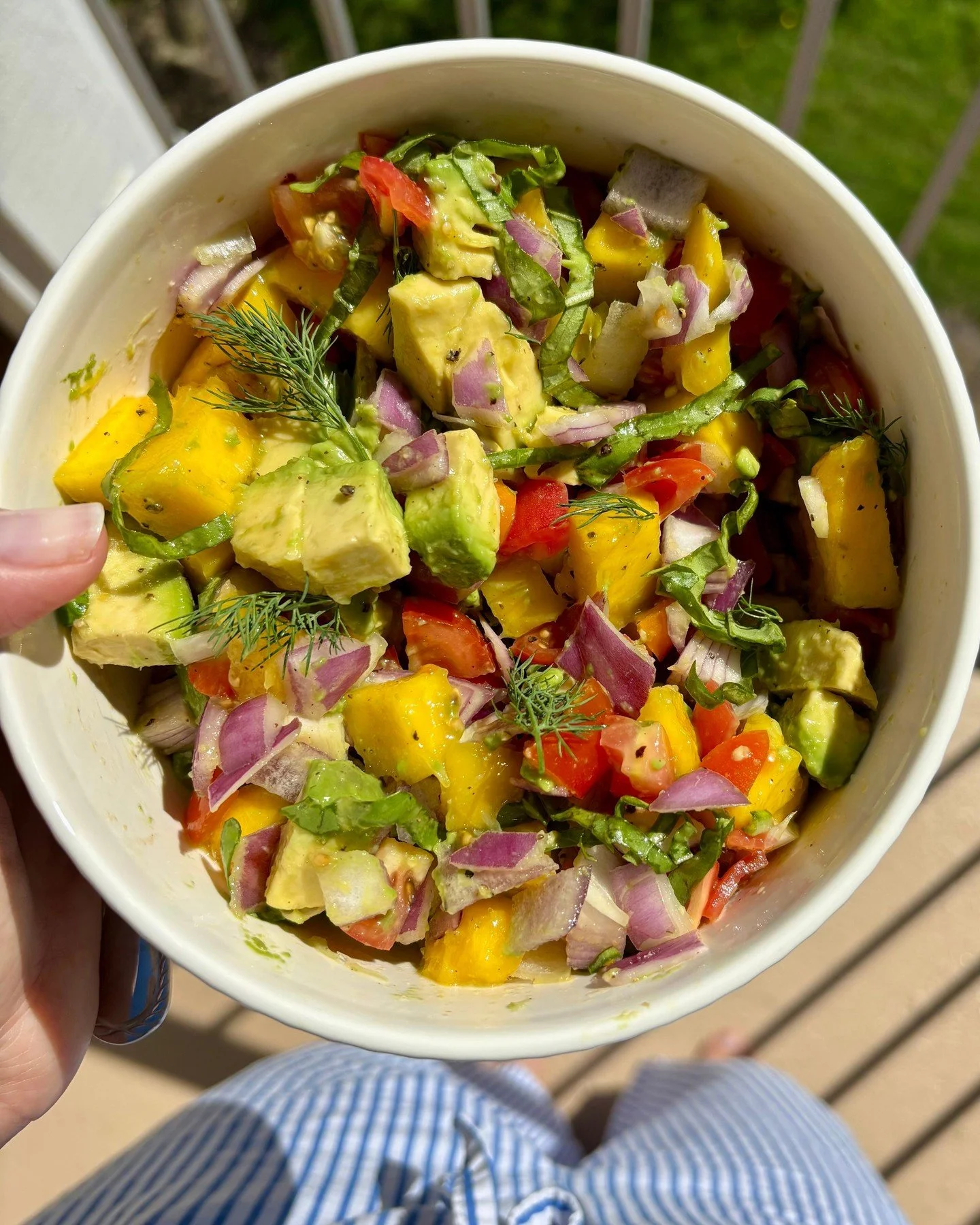 Mango Avocado Pico De Gallo 🥭 

It's juicy, vibrant, and makes the perfect side for your tacos. 

Recipe is on my website. Link is in my bio 👆️