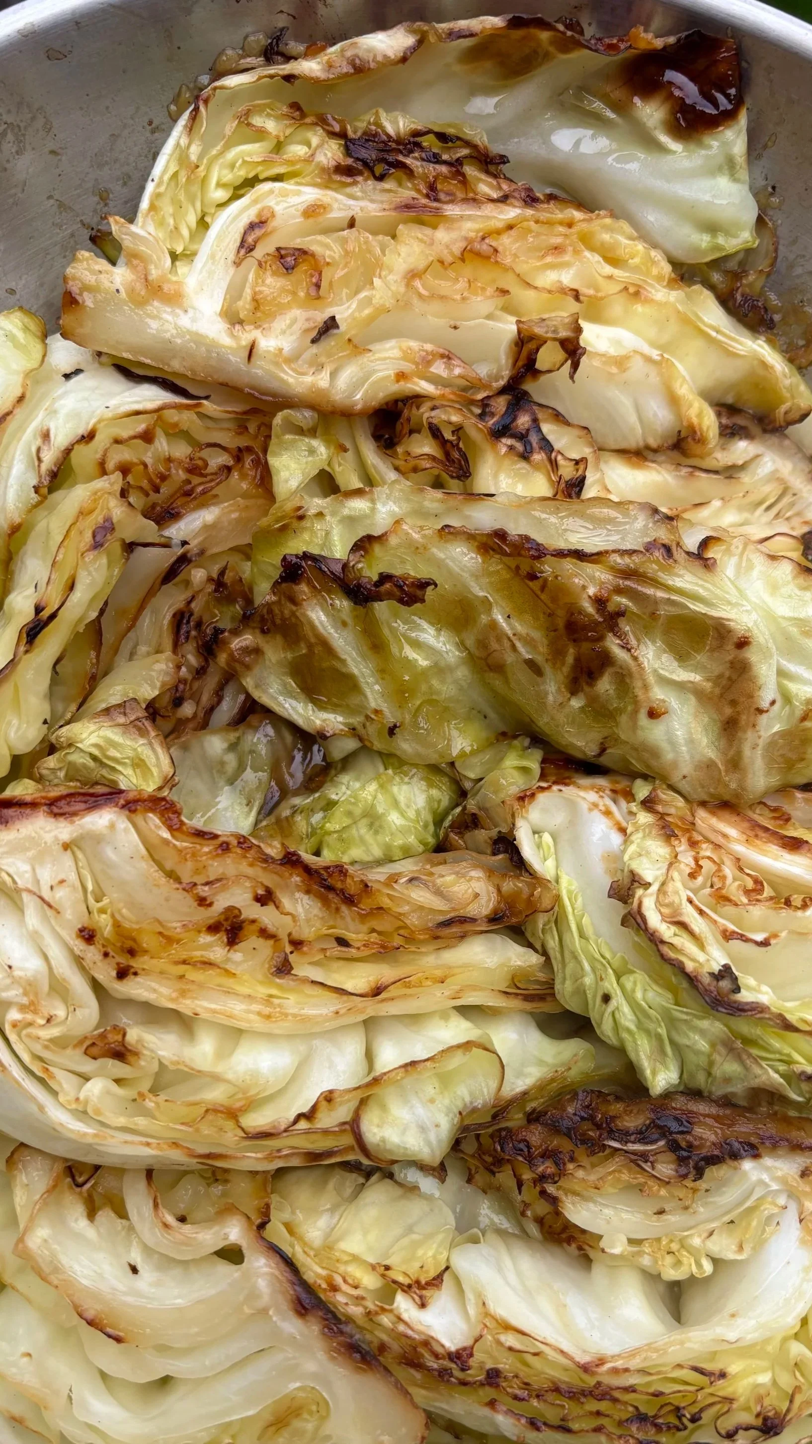 Miso Butter Charred Cabbage