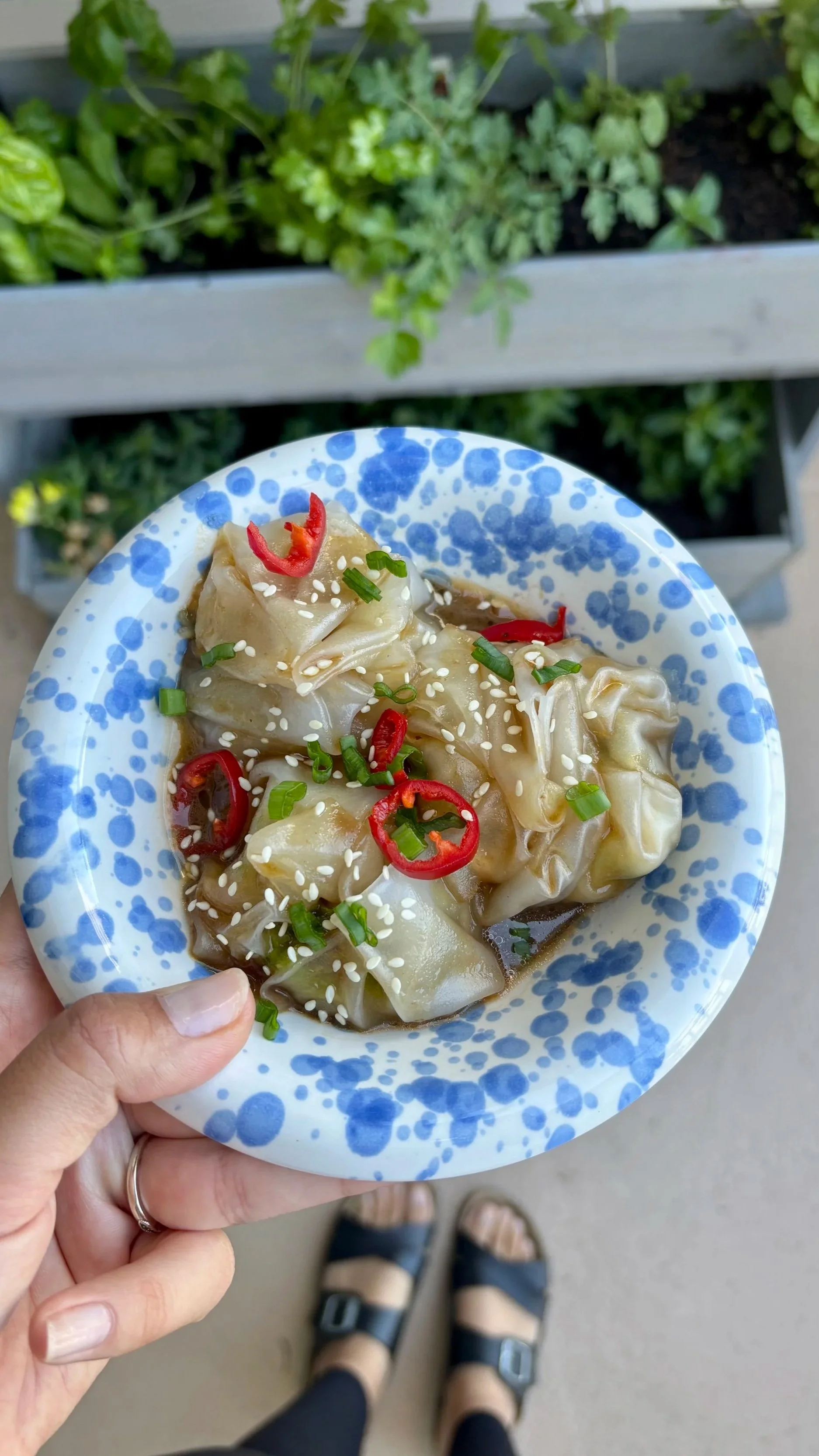 Steamed Ricepaper Prawn Dumplings
