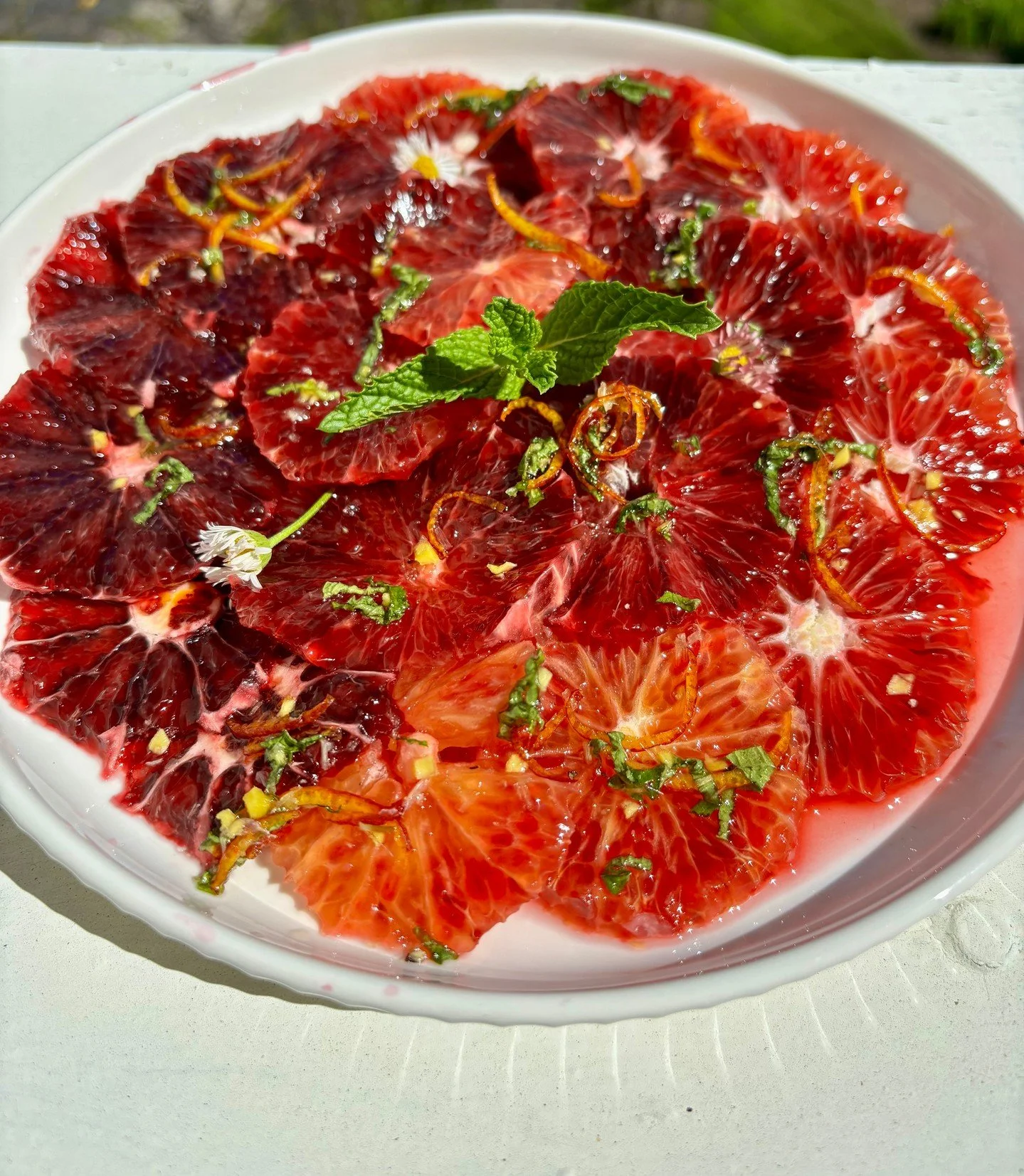 Blood Orange Carpaccio with a Cool Honey Drizzle 🍊 

It's light, zesty, and refreshing. The blood oranges are thinly sliced and then drizzled over with cool honey.

Link to the recipe is in my bio 👆️ 

#bloodoranges #freshstarter #recipeoftheday #o