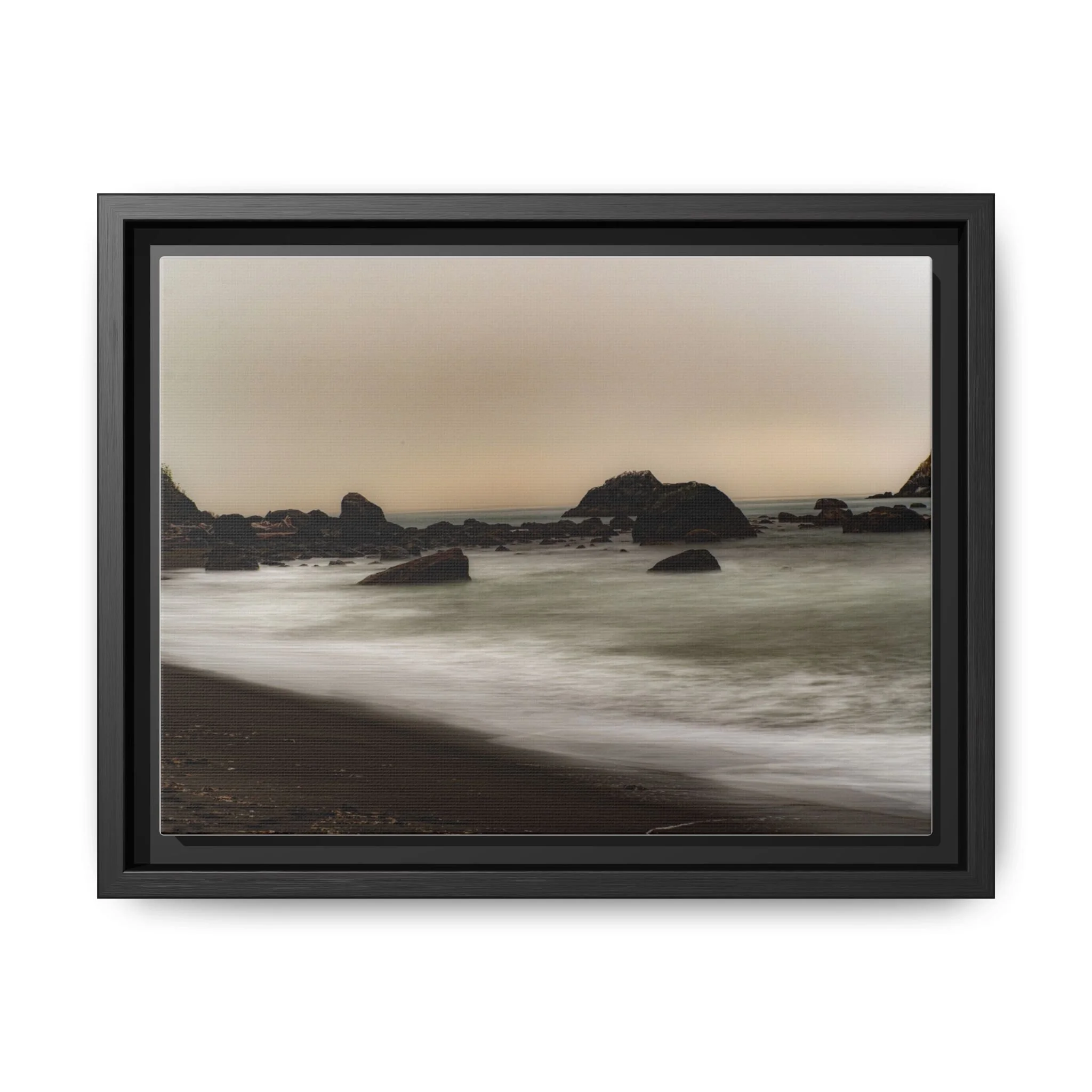 Ocean View, Matte Canvas, Framed