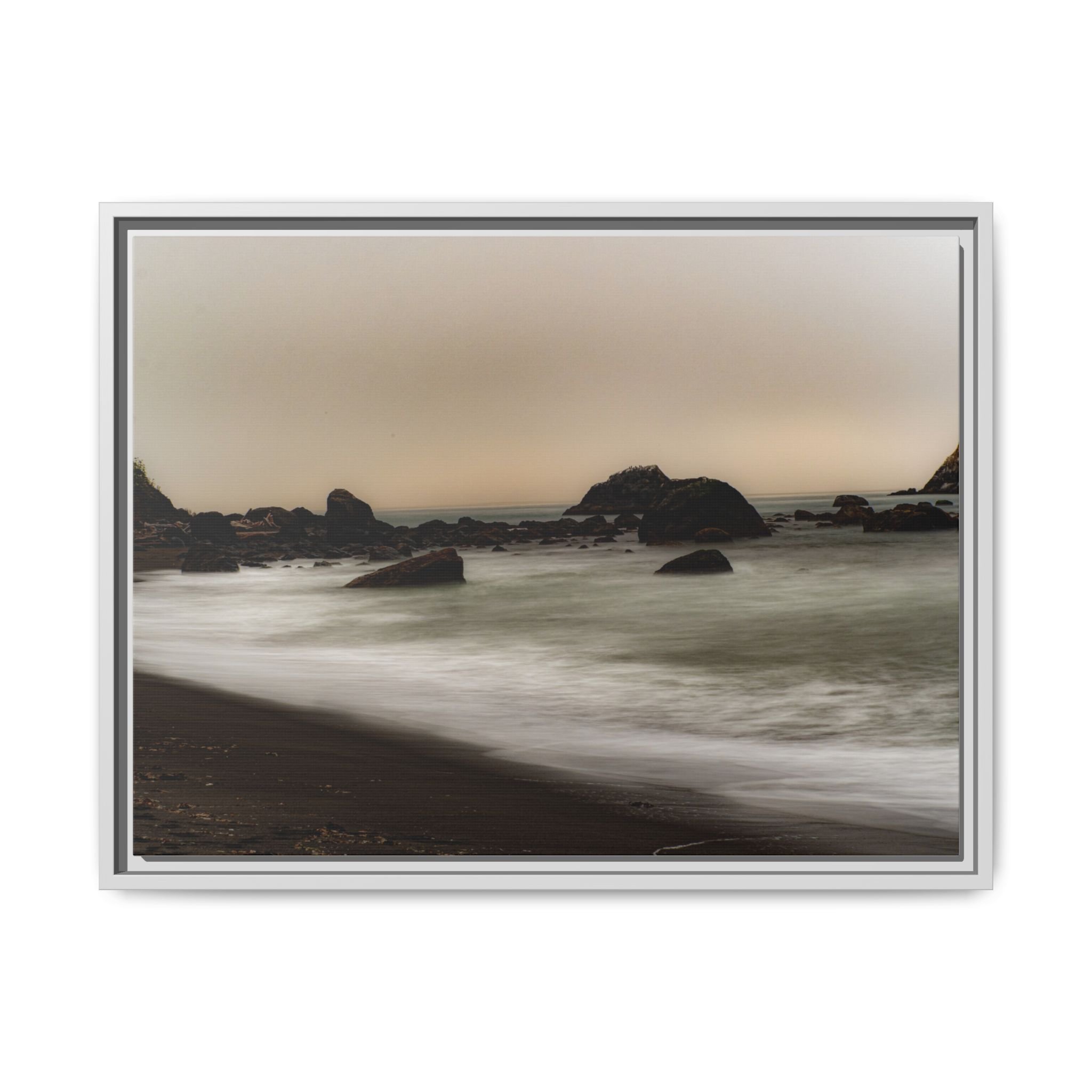 Ocean View, Matte Canvas, Framed