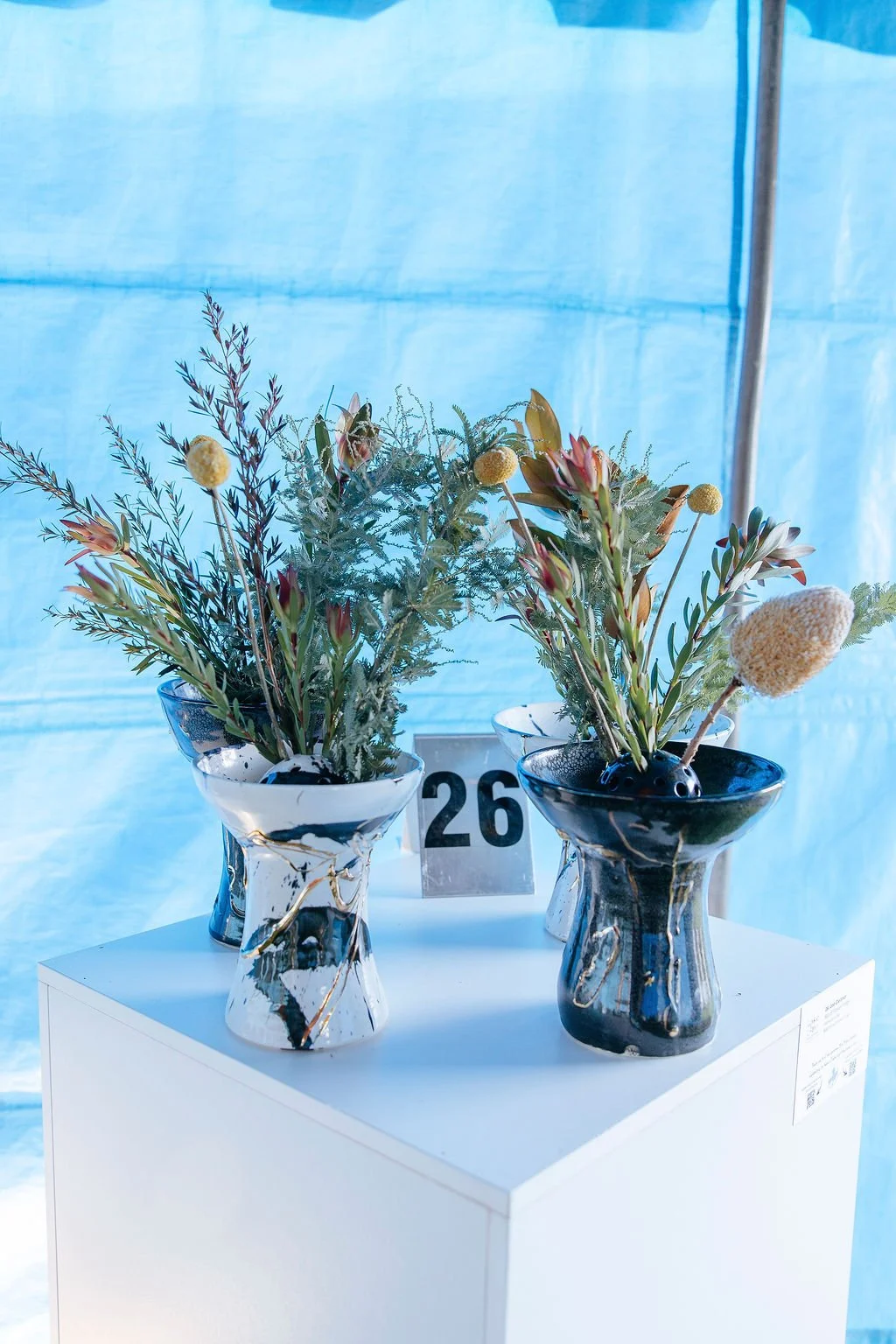 #26	- Set of Flower Frogs - Lee Gleisner (4 pieces)