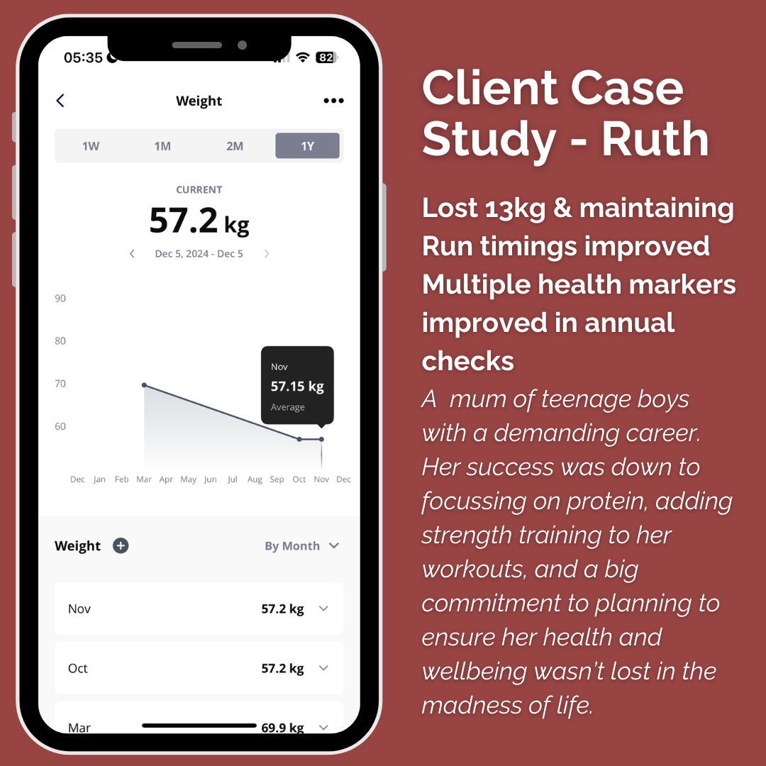 Screengrab from a facebook post featuring a video of  Gabrielle speaking about struggling with running, with comments and reactions visible.